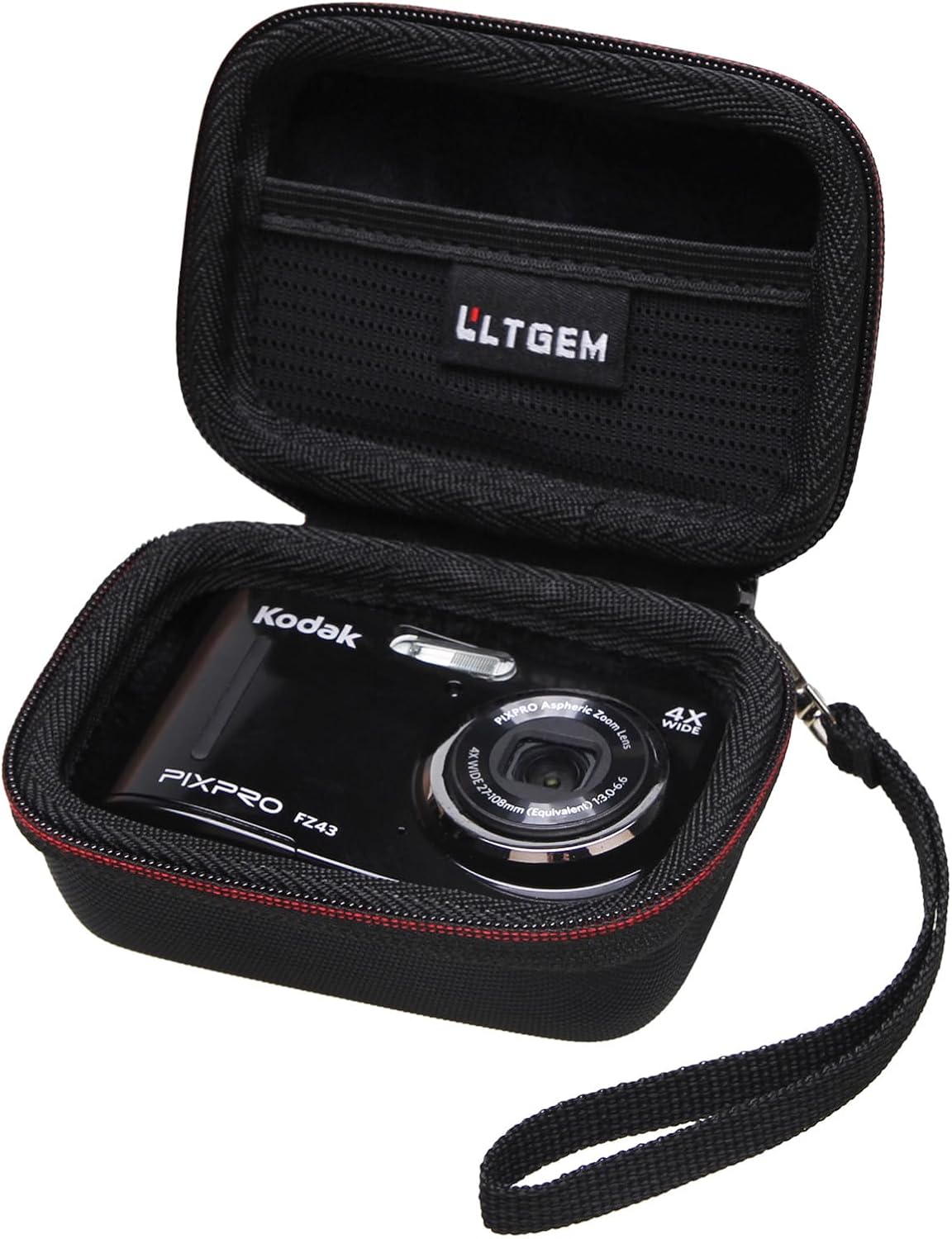 LTGEM Camera Case Compatible with KODAK PIXPRO Friendly Zoom FZ45-BK / FZ45-WH / FZ45-RD / FZ55-BK / WPZ2 / FZ43-BK / FZ55 / FZ53-BK 16MP Digital Camera(Inside: 4″x2.6″x1.2″), Black LTGEM Camera Case Compatible with KODAK PIXPRO Friendly Zoom FZ45-BK / FZ45-WH / FZ45-RD / FZ55-BK / WPZ2 / FZ43-BK / FZ55 / FZ53-BK 16MP Digital Camera(Inside: 4″x2.6″x1.2″), Black