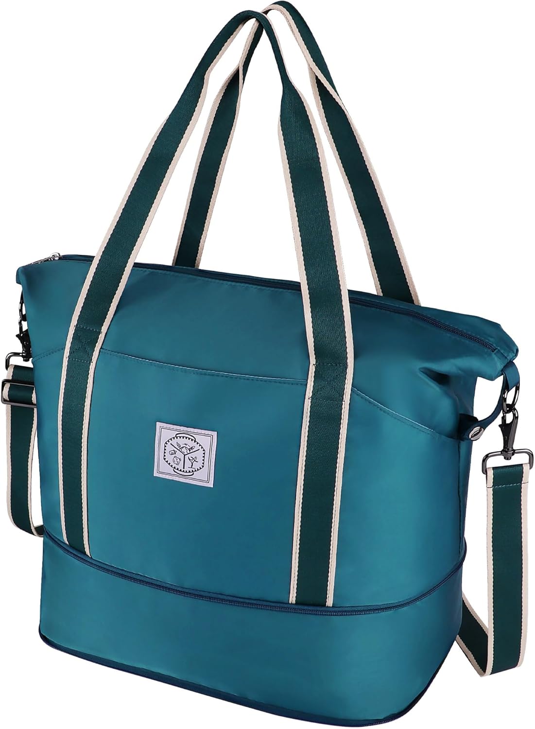 WALNEW Travel Duffel Bag, Weekender Overnight Carry On Bag Women Men, Foldable Waterproof Gym Luggage with Metal Buckle Strap WALNEW Travel Duffel Bag, Weekender Overnight Carry On Bag Women Men, Foldable Waterproof Gym Luggage with Metal Buckle Strap