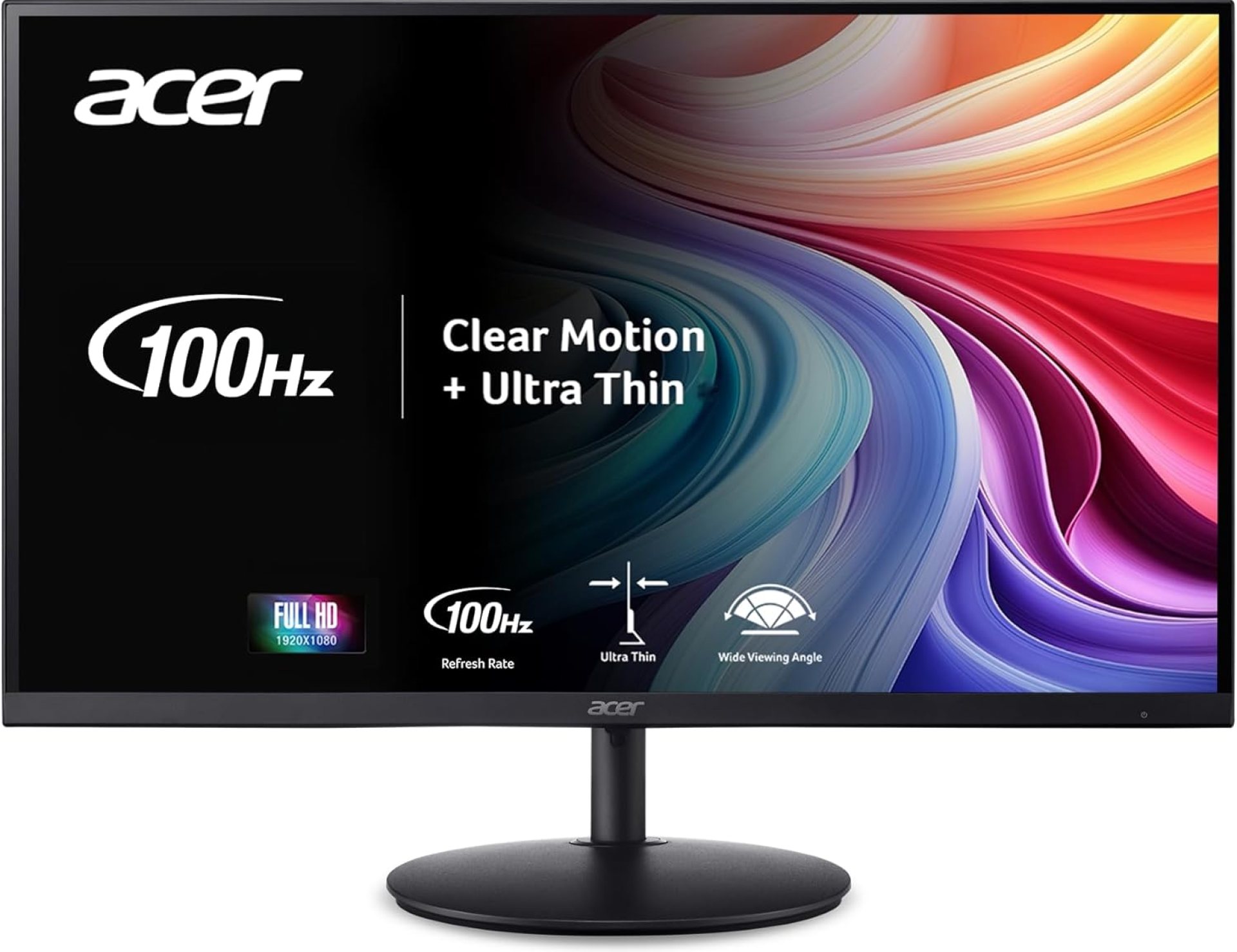 Acer SH322Q Hbih 31.5″ Full HD (1920 x 1080) Ultra-Thin Gaming Office Monitor | Adaptive-Sync Support (FreeSync Compatible) | Up to 100Hz Refresh | 1ms (VRB) | Adjustable Stand | HDMI & VGA Ports Acer SH322Q Hbih 31.5″ Full HD (1920 x 1080) Ultra-Thin Gaming Office Monitor | Adaptive-Sync Support (FreeSync Compatible) | Up to 100Hz Refresh | 1ms (VRB) | Adjustable Stand | HDMI & VGA Ports