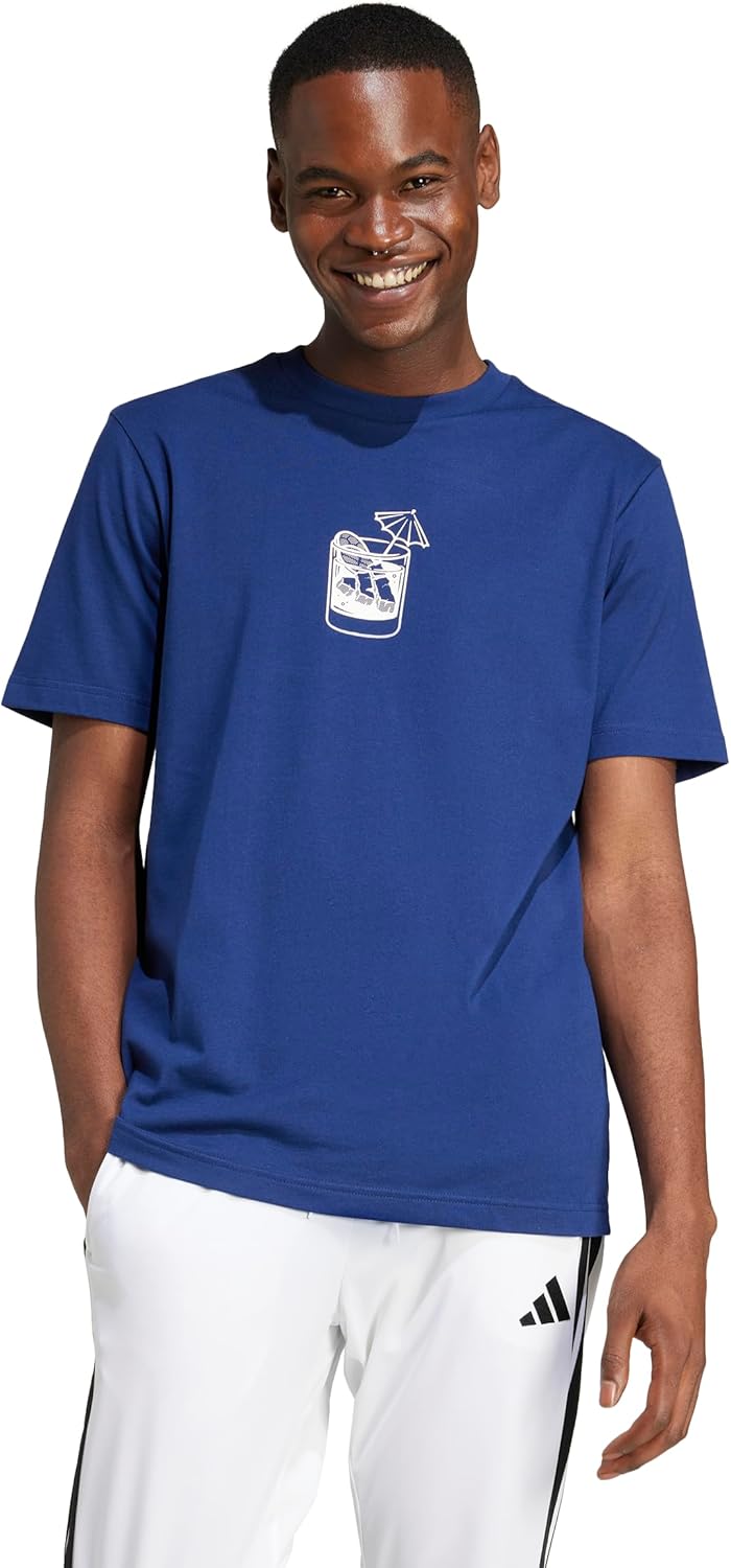 adidas Men’s Lounge Drink Graphic T-Shirt adidas Men’s Lounge Drink Graphic T-Shirt