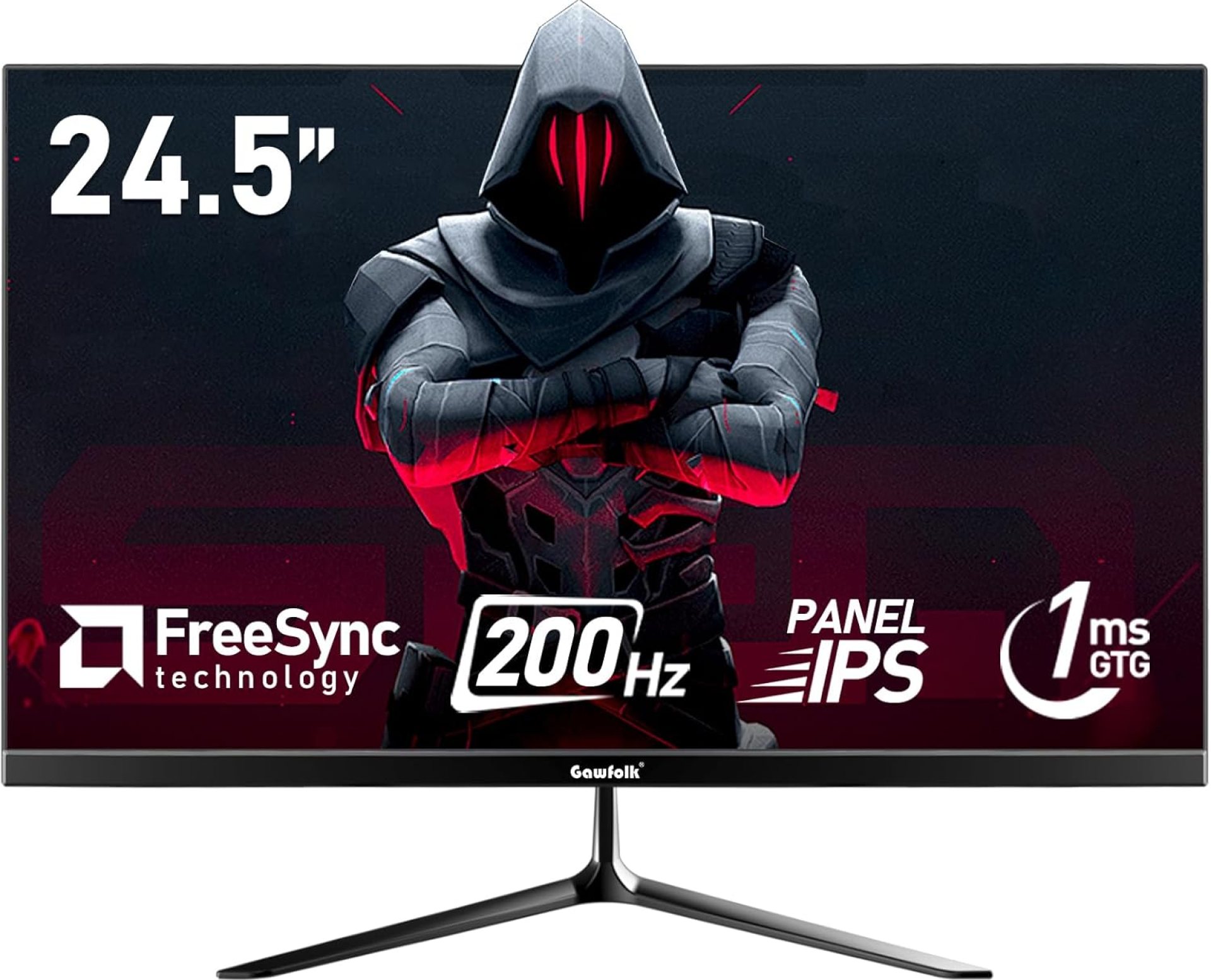 24.5 Inch IPS PC 200Hz Gaming Monitor, FHD 1080p Screen, 1ms Without Bezel, freesync, 99% sRGB, 178 ° Angle View, HDMI、DisplayPort, Compatible with Wall mounting 75 * 75MM – Black 24.5 Inch IPS PC 200Hz Gaming Monitor, FHD 1080p Screen, 1ms Without Bezel, freesync, 99% sRGB, 178 ° Angle View, HDMI、DisplayPort, Compatible with Wall mounting 75 * 75MM – Black