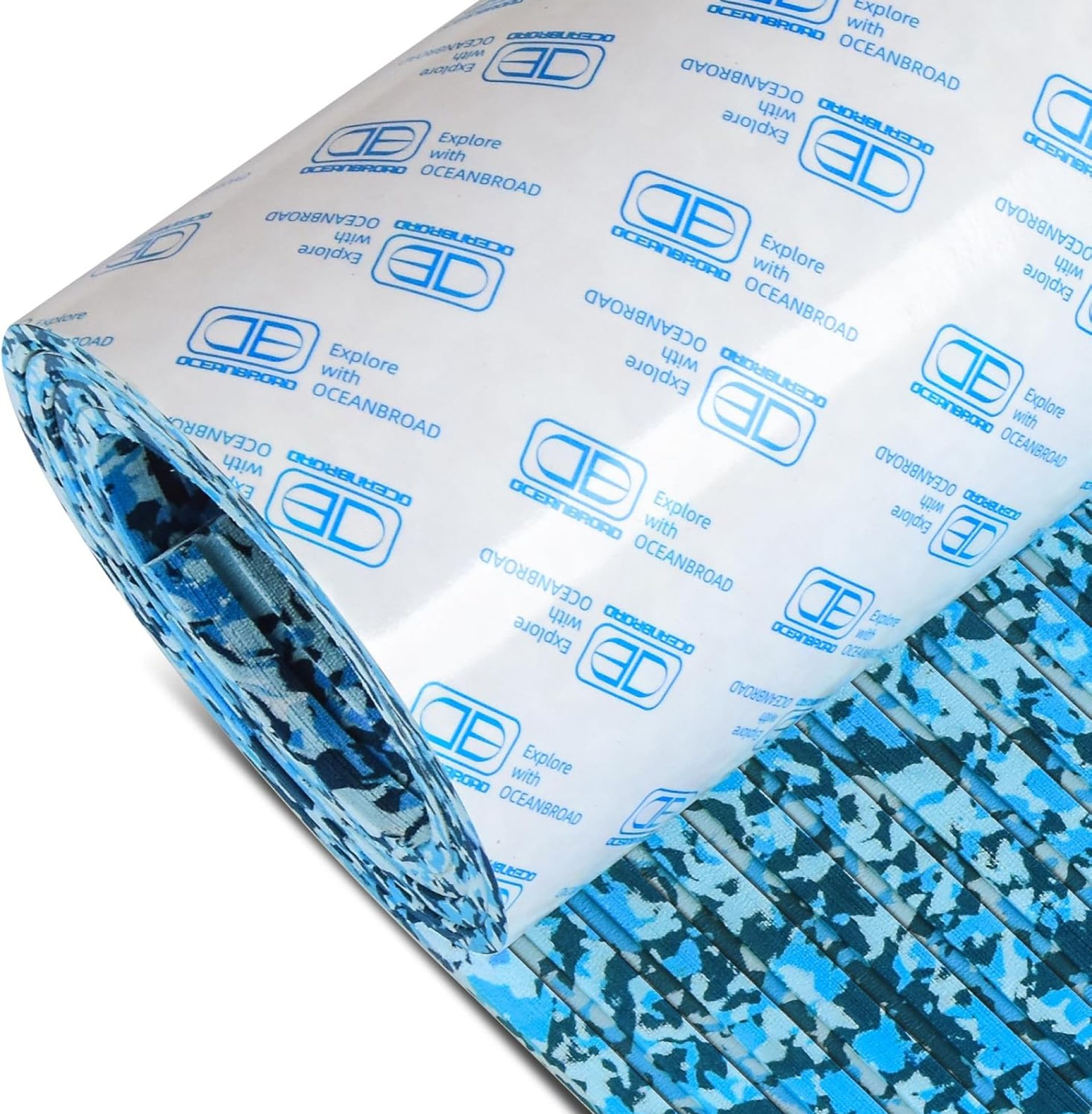OCEANBROAD Camouflage Boat Flooring 96”x16”/23”/38”/47” Strip Cut Grooves Self-Adhesive Non-Slip Traction Pad EVA Foam Sheet Marine Grip Mat for Boats Decking Surfboard SUP Paddle Board Kayak OCEANBROAD Camouflage Boat Flooring 96”x16”/23”/38”/47” Strip Cut Grooves Self-Adhesive Non-Slip Traction Pad EVA Foam Sheet Marine Grip Mat for Boats Decking Surfboard SUP Paddle Board Kayak