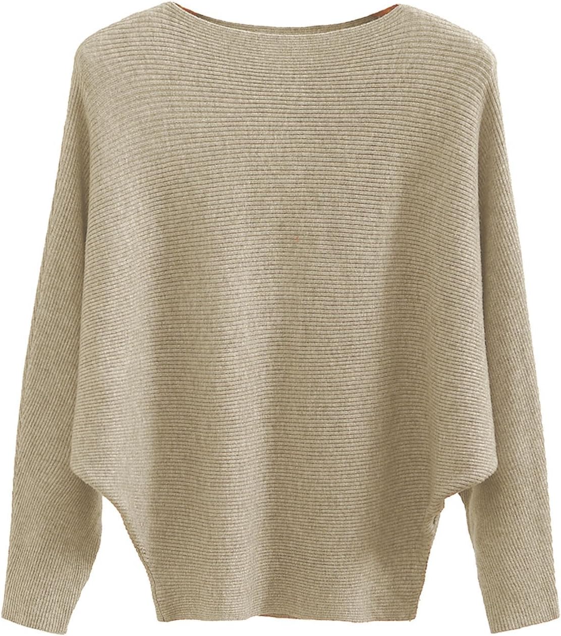 GABERLY Boat Neck Batwing Sleeves Dolman Knitted Sweaters and Pullovers Tops for Women GABERLY Boat Neck Batwing Sleeves Dolman Knitted Sweaters and Pullovers Tops for Women