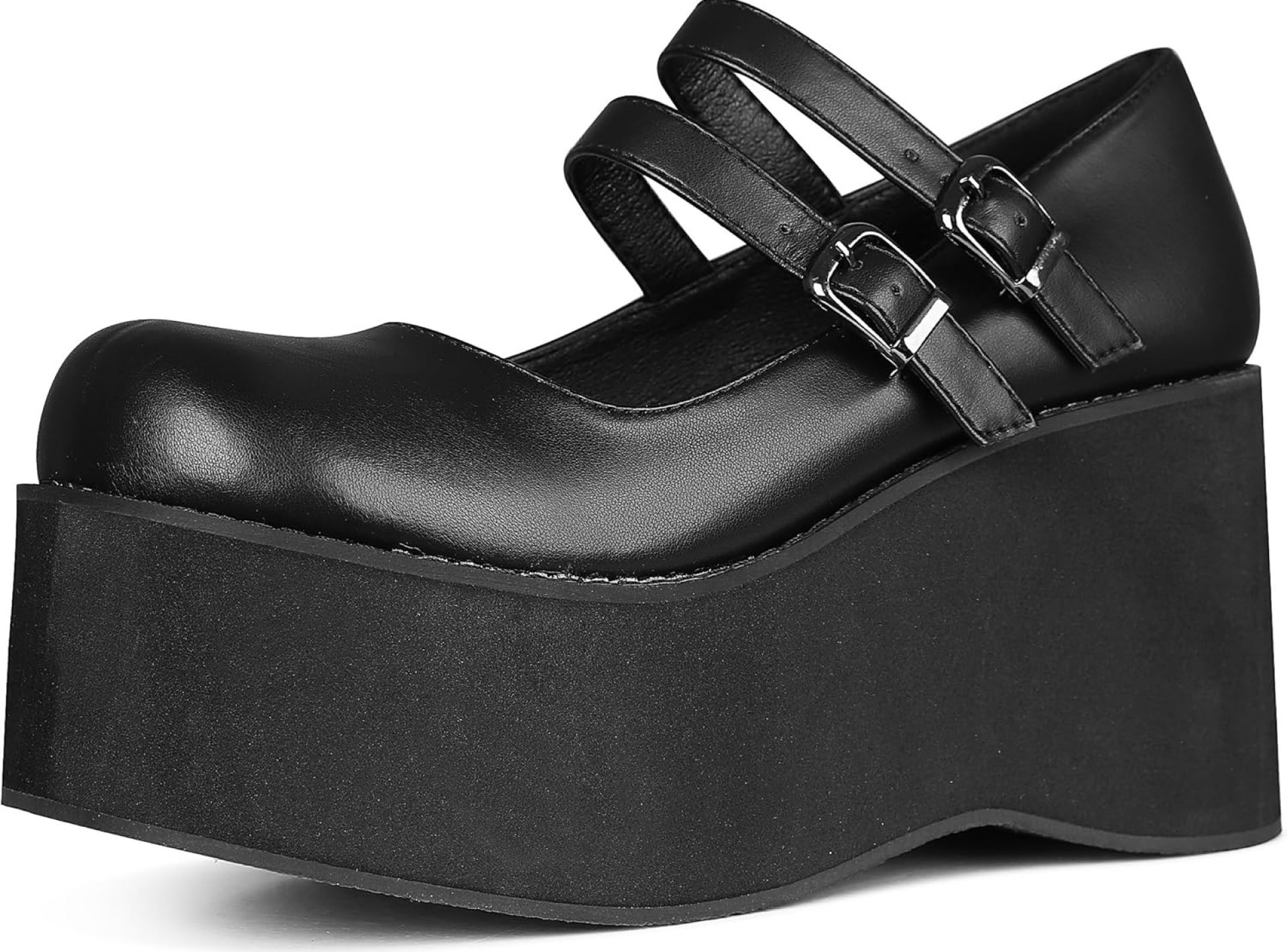 CELNEPHO Mary Jane Shoes Women Cute Ankle Strap Platform Wedge High Heel Pumps Gothic Party Dress Shoes for Women CELNEPHO Mary Jane Shoes Women Cute Ankle Strap Platform Wedge High Heel Pumps Gothic Party Dress Shoes for Women