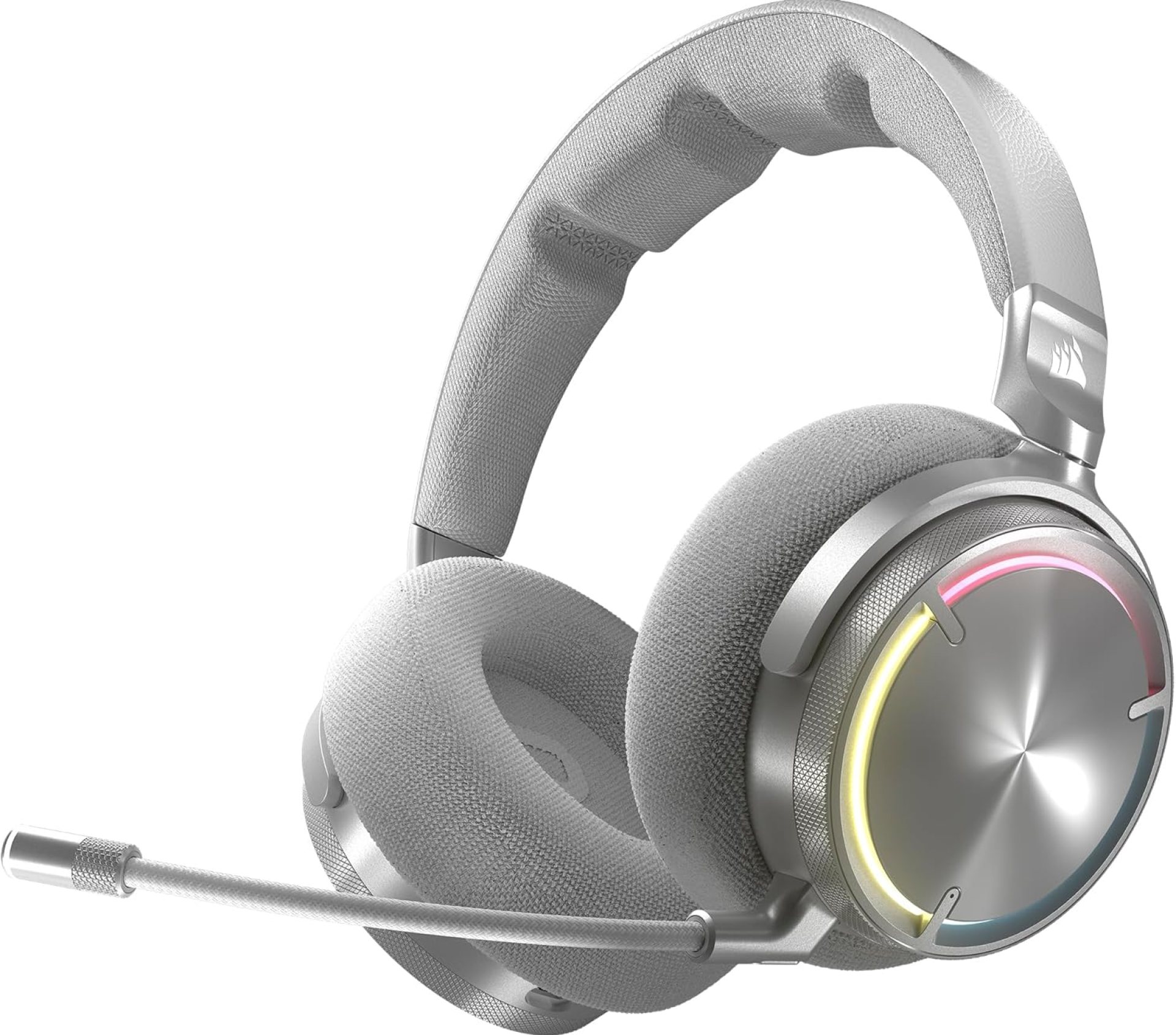 Corsair Virtuoso MAX Wireless Gaming Headset – Dolby Atmos, Active Noise Cancelling, Sonarworks SoundID, Simultaneous 2.4GHz Wireless & Bluetooth, 50mm Graphene Drivers, PC, Mac, PS5/PS4 – Silver Corsair Virtuoso MAX Wireless Gaming Headset – Dolby Atmos, Active Noise Cancelling, Sonarworks SoundID, Simultaneous 2.4GHz Wireless & Bluetooth, 50mm Graphene Drivers, PC, Mac, PS5/PS4 – Silver