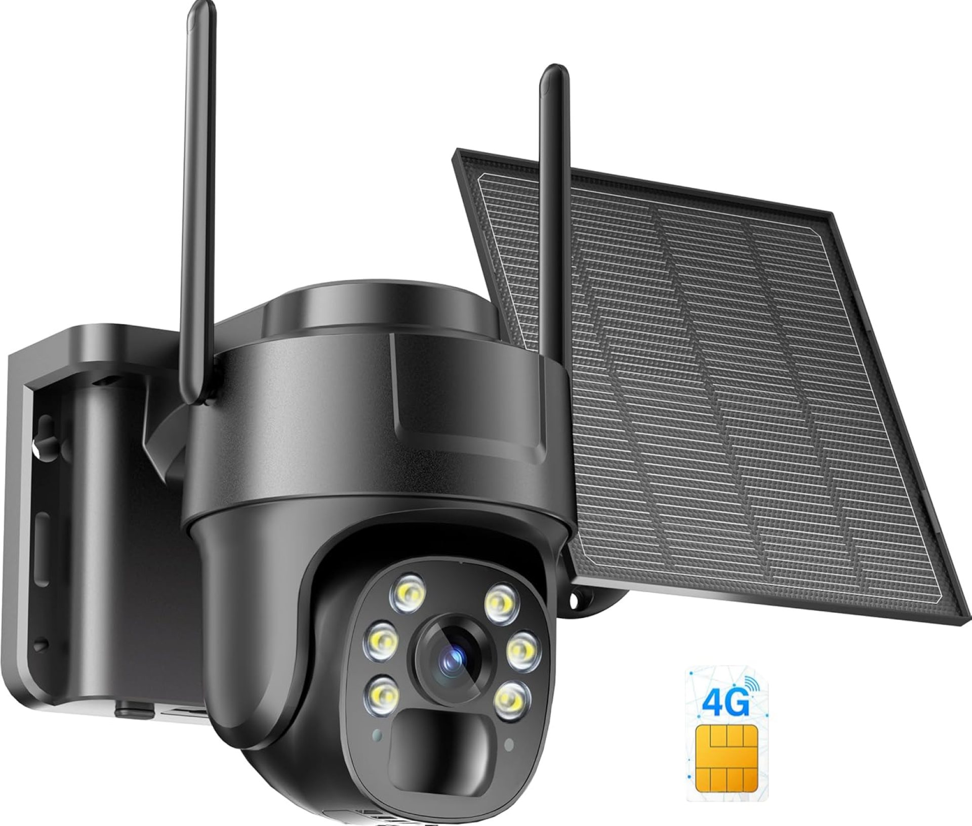 KKB 4G LTE Cellular Security Camera, No WiFi Security Camera Outdoor Built-in SIM Card Unlimited Data Plan, Solar Powered, 2K Wireless Cam Color Night Vision, PIR Motion Sensor, 355° View, 2 Way Talk KKB 4G LTE Cellular Security Camera, No WiFi Security Camera Outdoor Built-in SIM Card Unlimited Data Plan, Solar Powered, 2K Wireless Cam Color Night Vision, PIR Motion Sensor, 355° View, 2 Way Talk
