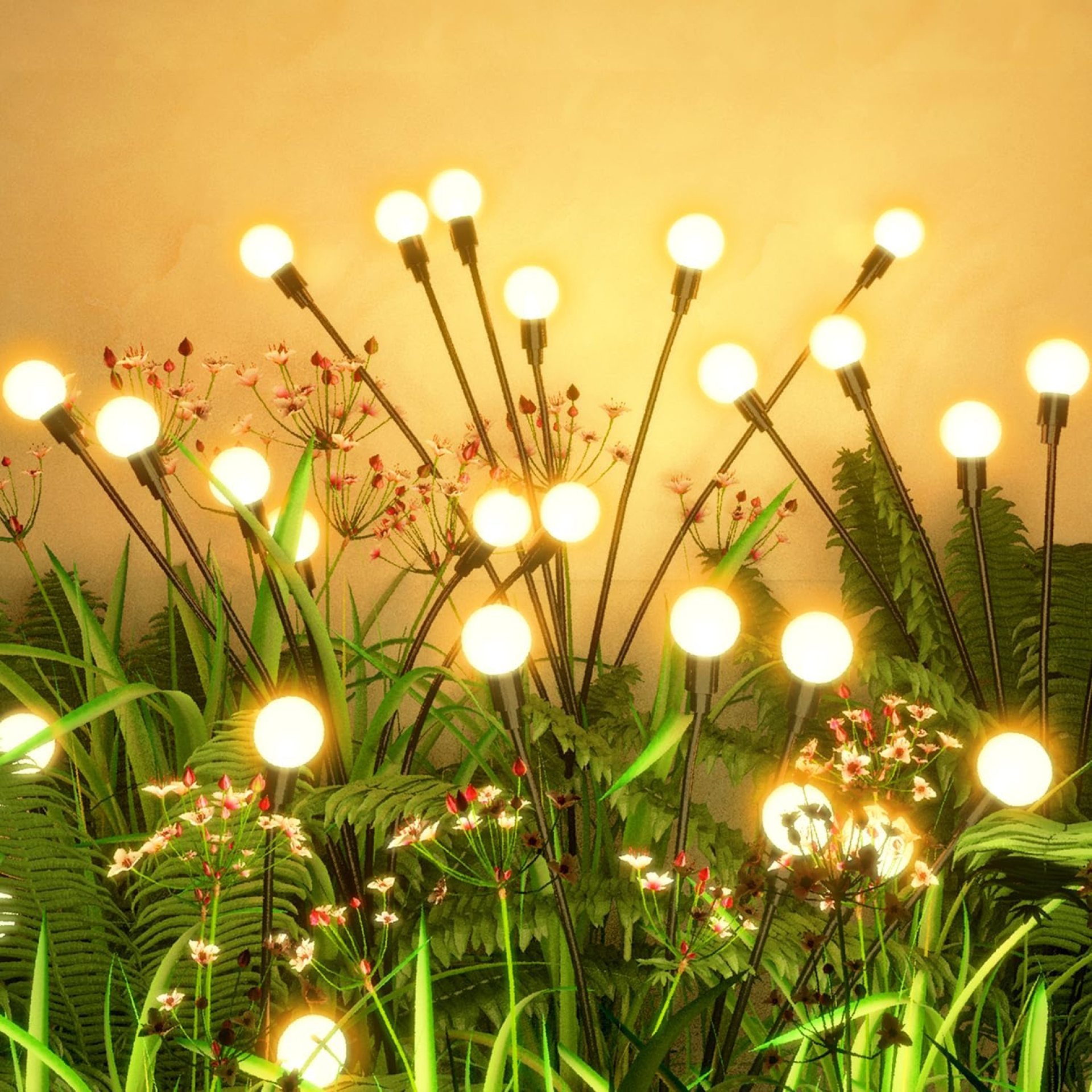 Flumy Solar Lights Outdoor Waterproof 8 Pack, Upgraded Outdoor Solar Lights for Yard Patio Garden Decor, Solar Lights for Outside Gardening Supplies, Firefly Garden Lights Solar Powered Outdoor Flumy Solar Lights Outdoor Waterproof 8 Pack, Upgraded Outdoor Solar Lights for Yard Patio Garden Decor, Solar Lights for Outside Gardening Supplies, Firefly Garden Lights Solar Powered Outdoor