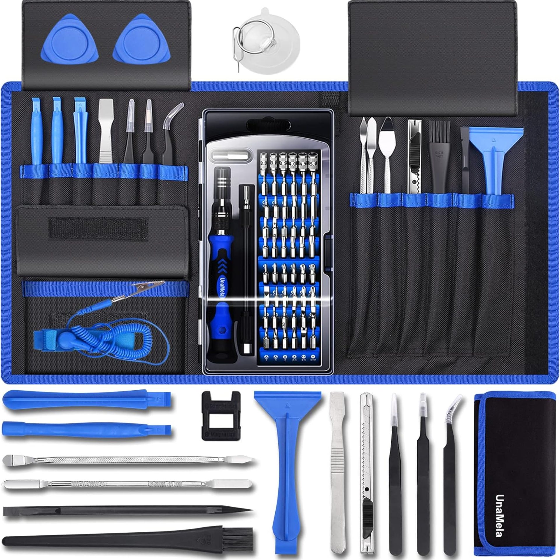 80 IN 1 Professional Computer Repair Tool Kit, Precision Screwdriver Set with 56 Bits, Magnetic Screwdriver Set for Laptop, PC, MacBook, Tablet, iPhone, PS4, Electronics, Gamer Tech Gifts for Men 80 IN 1 Professional Computer Repair Tool Kit, Precision Screwdriver Set with 56 Bits, Magnetic Screwdriver Set for Laptop, PC, MacBook, Tablet, iPhone, PS4, Electronics, Gamer Tech Gifts for Men