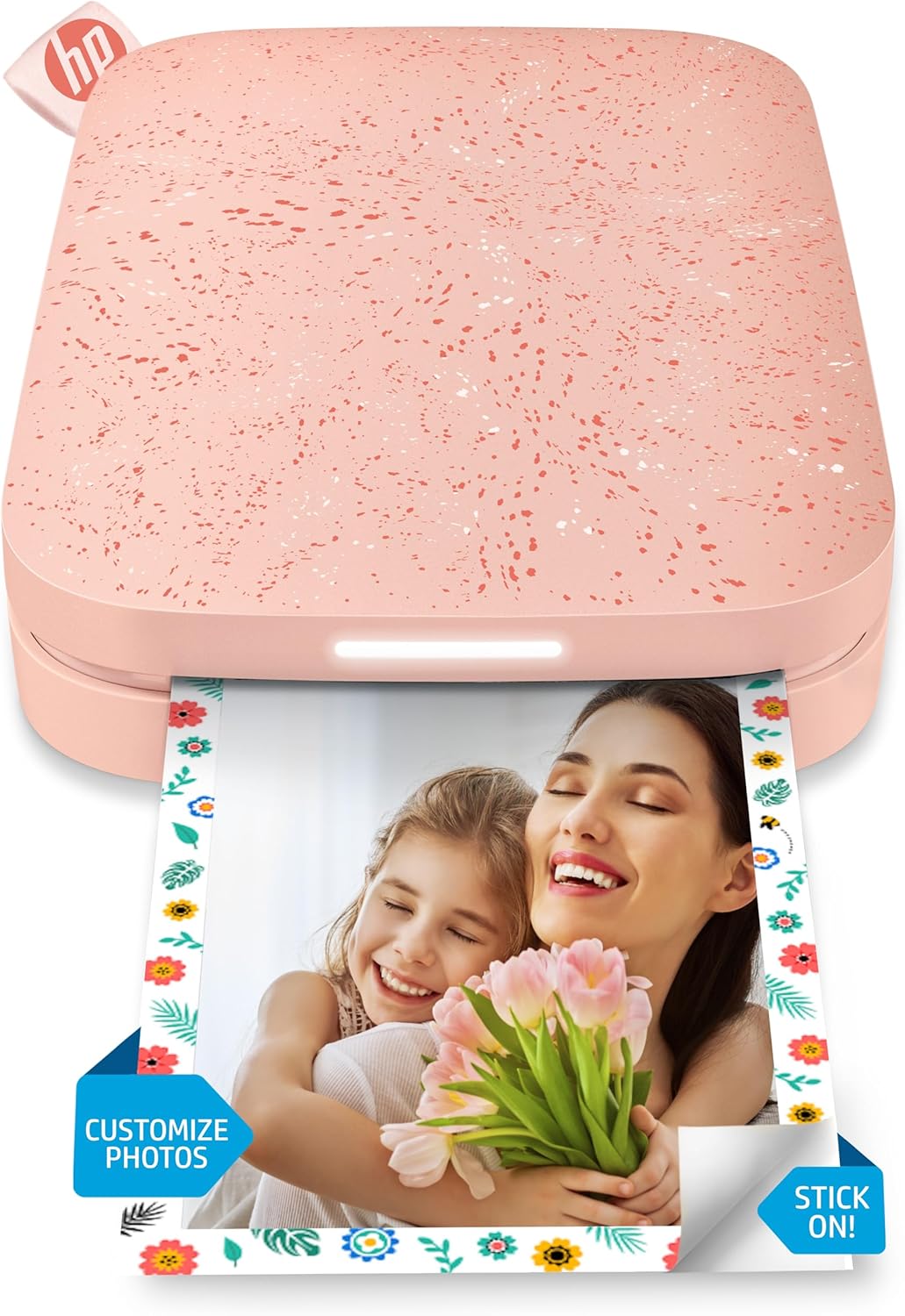 HP Sprocket 2×3″ Instant Smartphone Photo Printer – Portable Color Wireless Mobile Printer – Zink Sticky-Back Photos – Print from Compatible iOS & Android Devices with Bluetooth w/Fun App – Pink HP Sprocket 2×3″ Instant Smartphone Photo Printer – Portable Color Wireless Mobile Printer – Zink Sticky-Back Photos – Print from Compatible iOS & Android Devices with Bluetooth w/Fun App – Pink