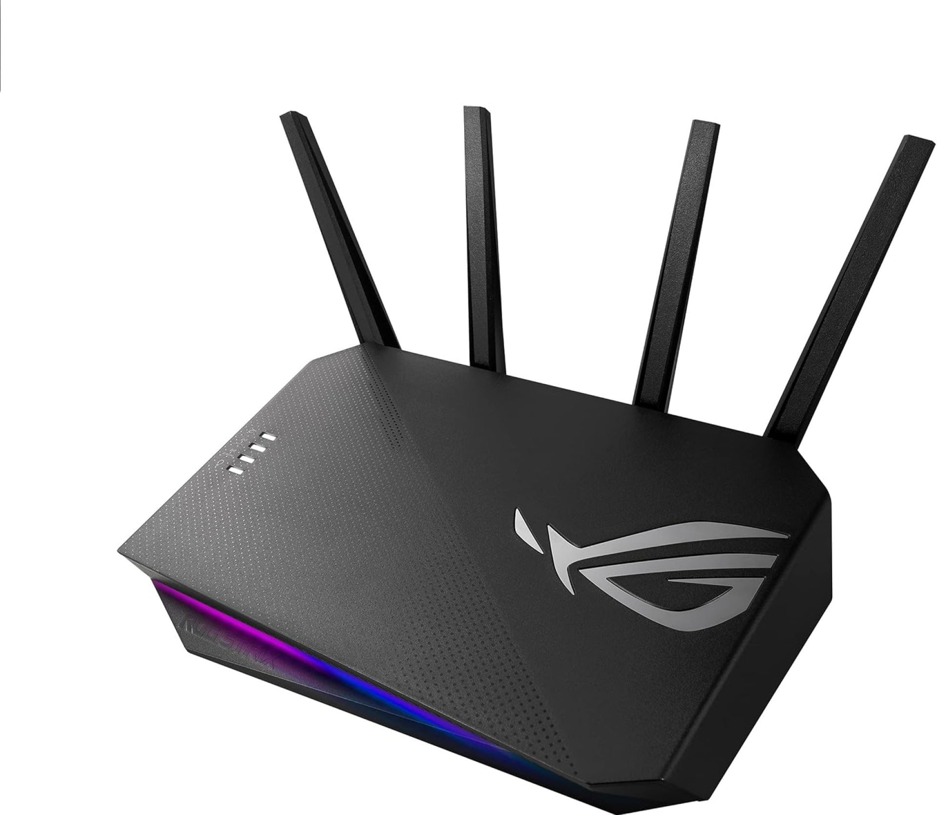 ASUS ROG Strix GS-AX3000 WiFi 6 Extendable Gaming Router, Gaming Port, Mobile Game Mode, Port Forwarding, VPN Fusion, Aura RGB, Subscription-free Network Security, Instant Guard, AiMesh Compatible ASUS ROG Strix GS-AX3000 WiFi 6 Extendable Gaming Router, Gaming Port, Mobile Game Mode, Port Forwarding, VPN Fusion, Aura RGB, Subscription-free Network Security, Instant Guard, AiMesh Compatible