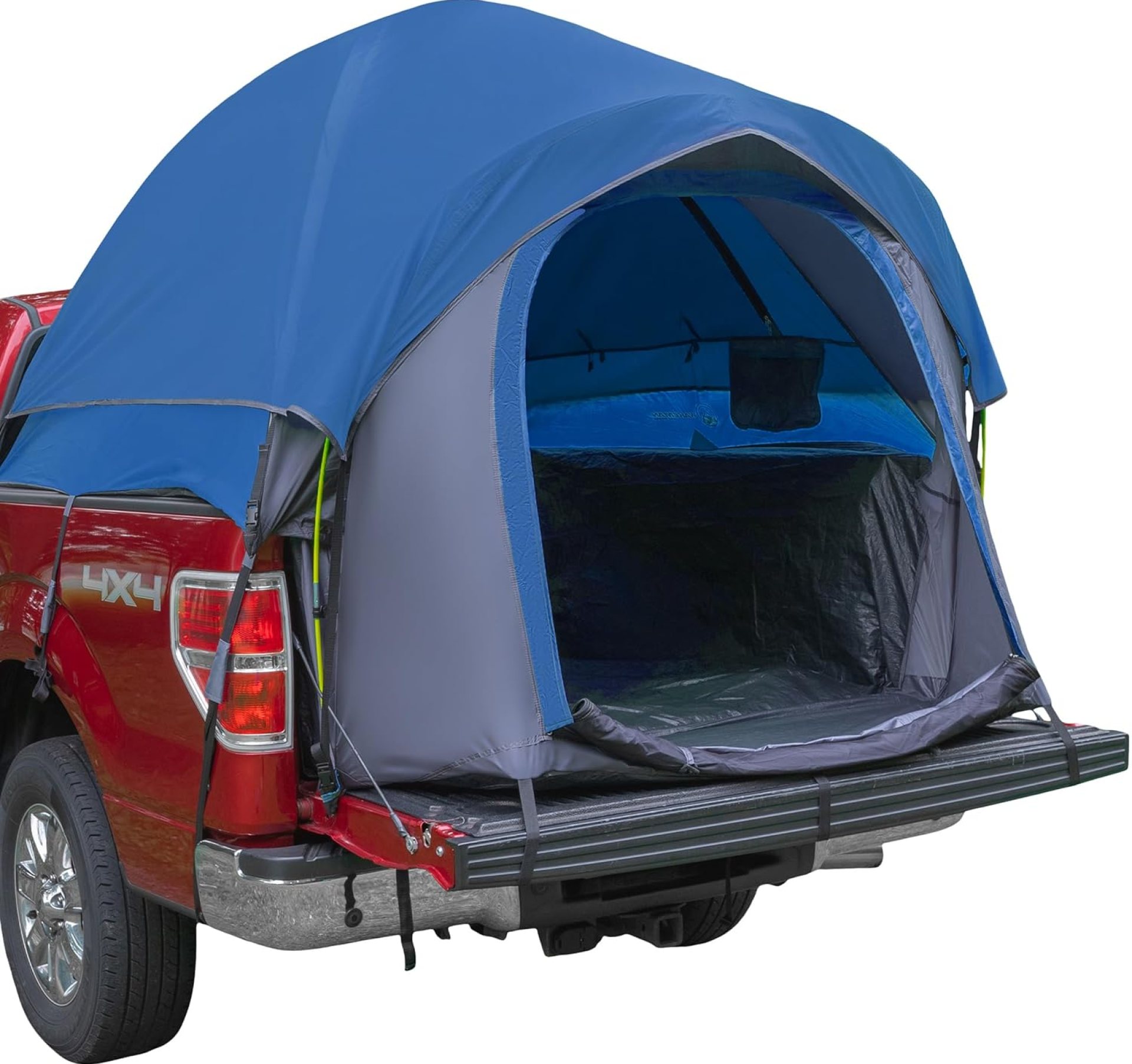 Truck Bed Tent – Water-Resistant Vented Camper Shell – Fits 5.5 to 6ft Truck Bed – 2 Person Camping Tent with Carry Bag by Wakeman Outdoors (Green) Truck Bed Tent – Water-Resistant Vented Camper Shell – Fits 5.5 to 6ft Truck Bed – 2 Person Camping Tent with Carry Bag by Wakeman Outdoors (Green)