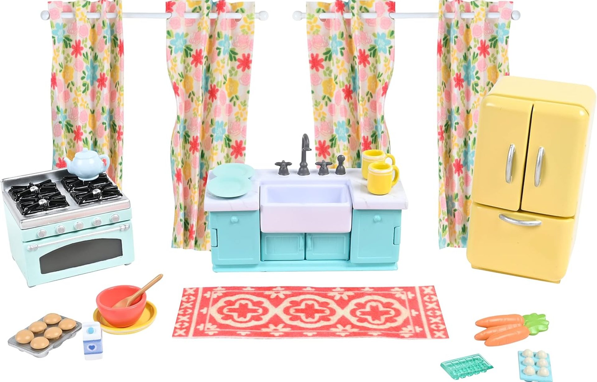Sunny Days Entertainment Honey Bee Acres Sweet Home Kitchen Accessories Playset, 27 Piece Set: Sunny Days Entertainment Honey Bee Acres Sweet Home Kitchen Accessories Playset, 27 Piece Set: