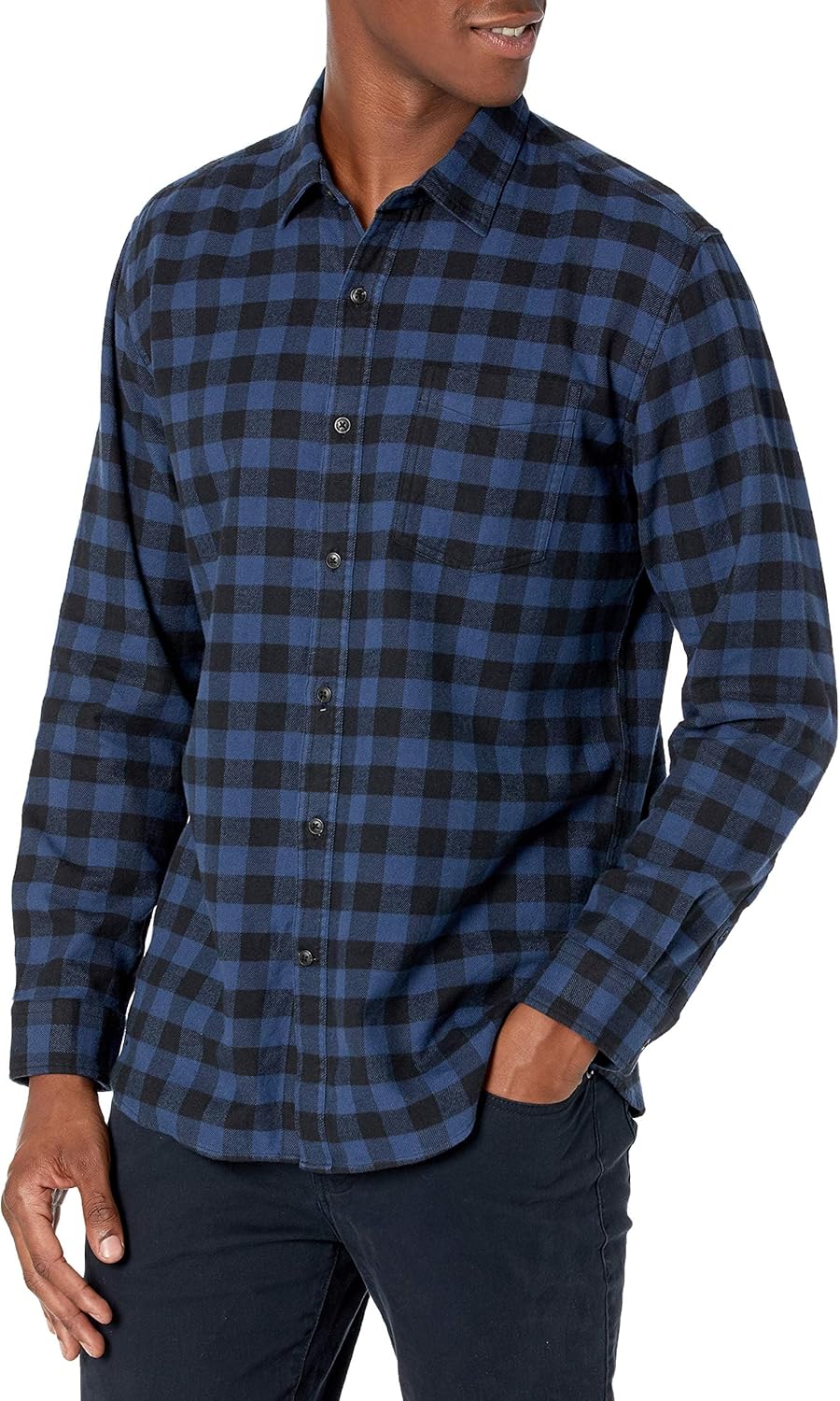 Amazon Essentials Men’s Long-Sleeve Flannel Shirt (Available in Big & Tall) Amazon Essentials Men’s Long-Sleeve Flannel Shirt (Available in Big & Tall)