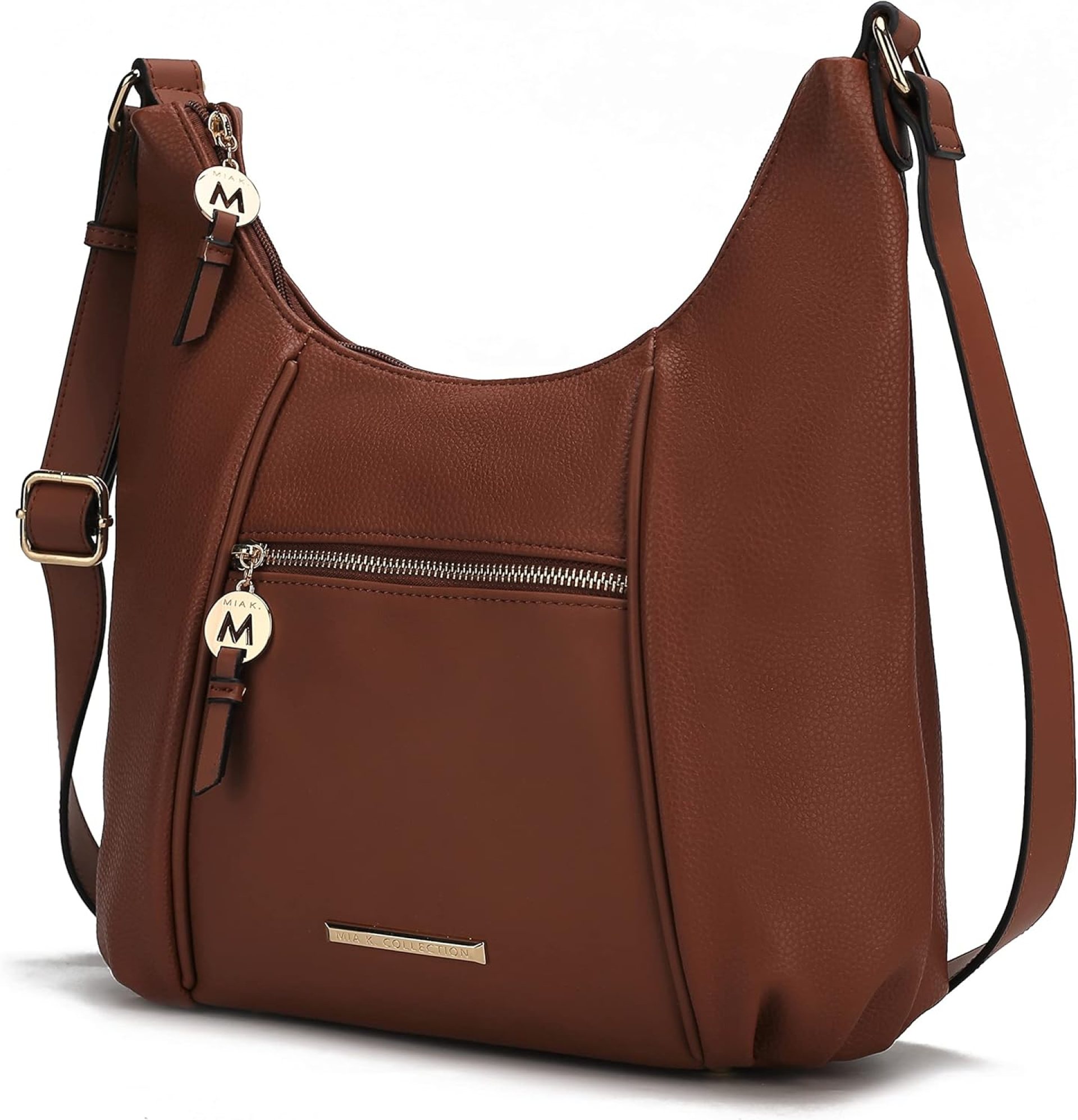 MKF Collection Crossbody Bag for Women – PU Leather Hobo Handbag – Designer Side Messenger Purse, Shoulder Crossover MKF Collection Crossbody Bag for Women – PU Leather Hobo Handbag – Designer Side Messenger Purse, Shoulder Crossover
