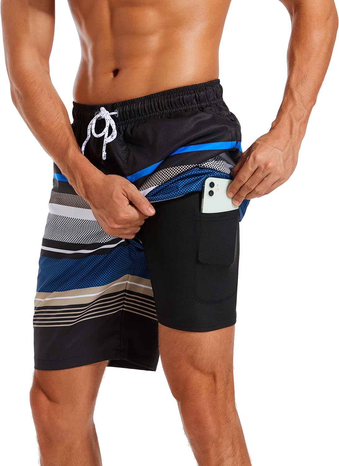 difficort Mens Swim Trunks with Compression Liner Quick Dry Bathing Suits Shorts with Zipper Pockets difficort Mens Swim Trunks with Compression Liner Quick Dry Bathing Suits Shorts with Zipper Pockets