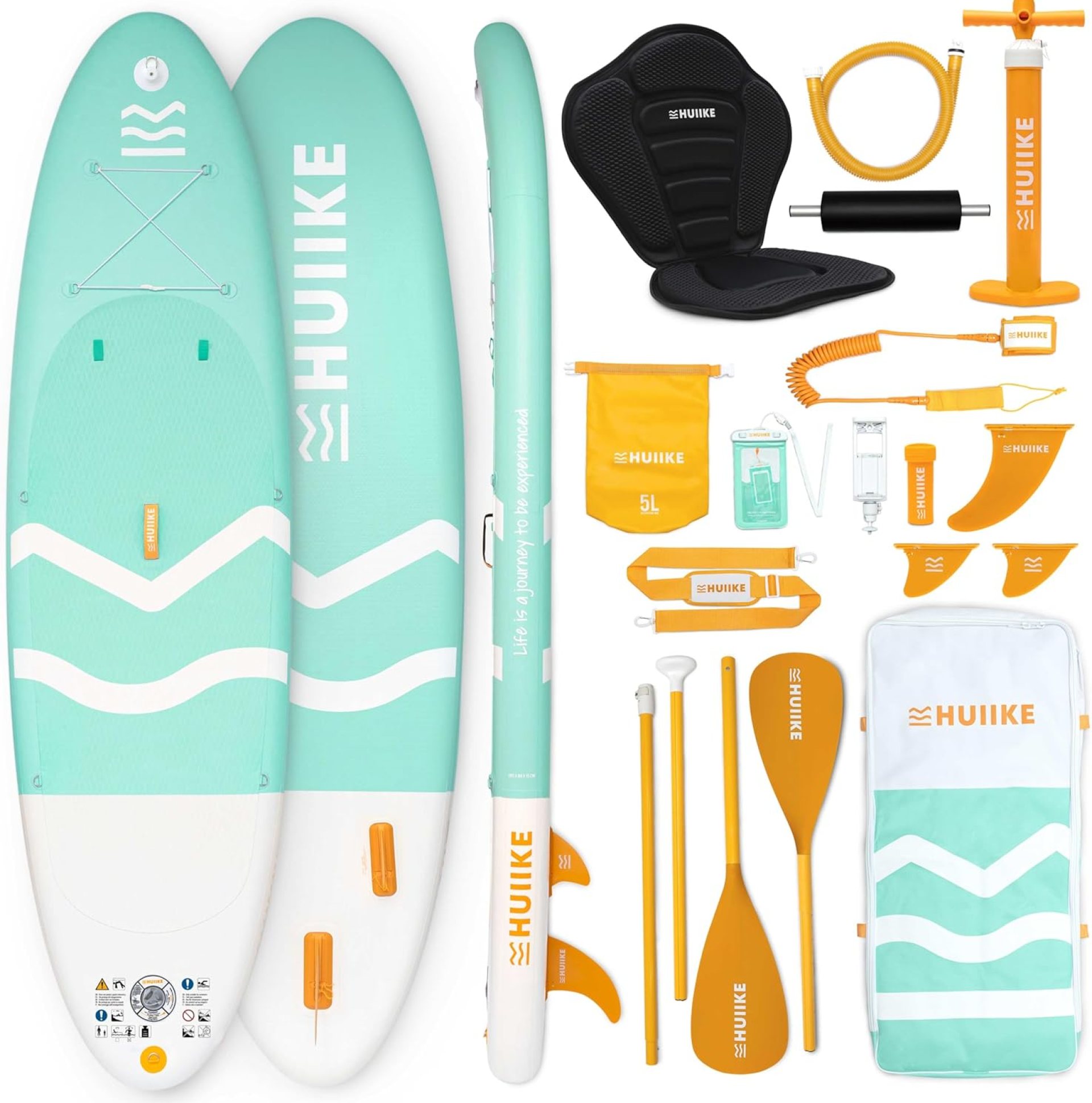 Inflatable Paddle Board with Premium Accessories – HUIIKE | Inflatable Paddle Boards for Adults with 2-in-1 Paddle, Kayak Seat | Stand Up Paddle Board Inflatable Great Stability Resistance | Sup Board Inflatable Paddle Board with Premium Accessories – HUIIKE | Inflatable Paddle Boards for Adults with 2-in-1 Paddle, Kayak Seat | Stand Up Paddle Board Inflatable Great Stability Resistance | Sup Board