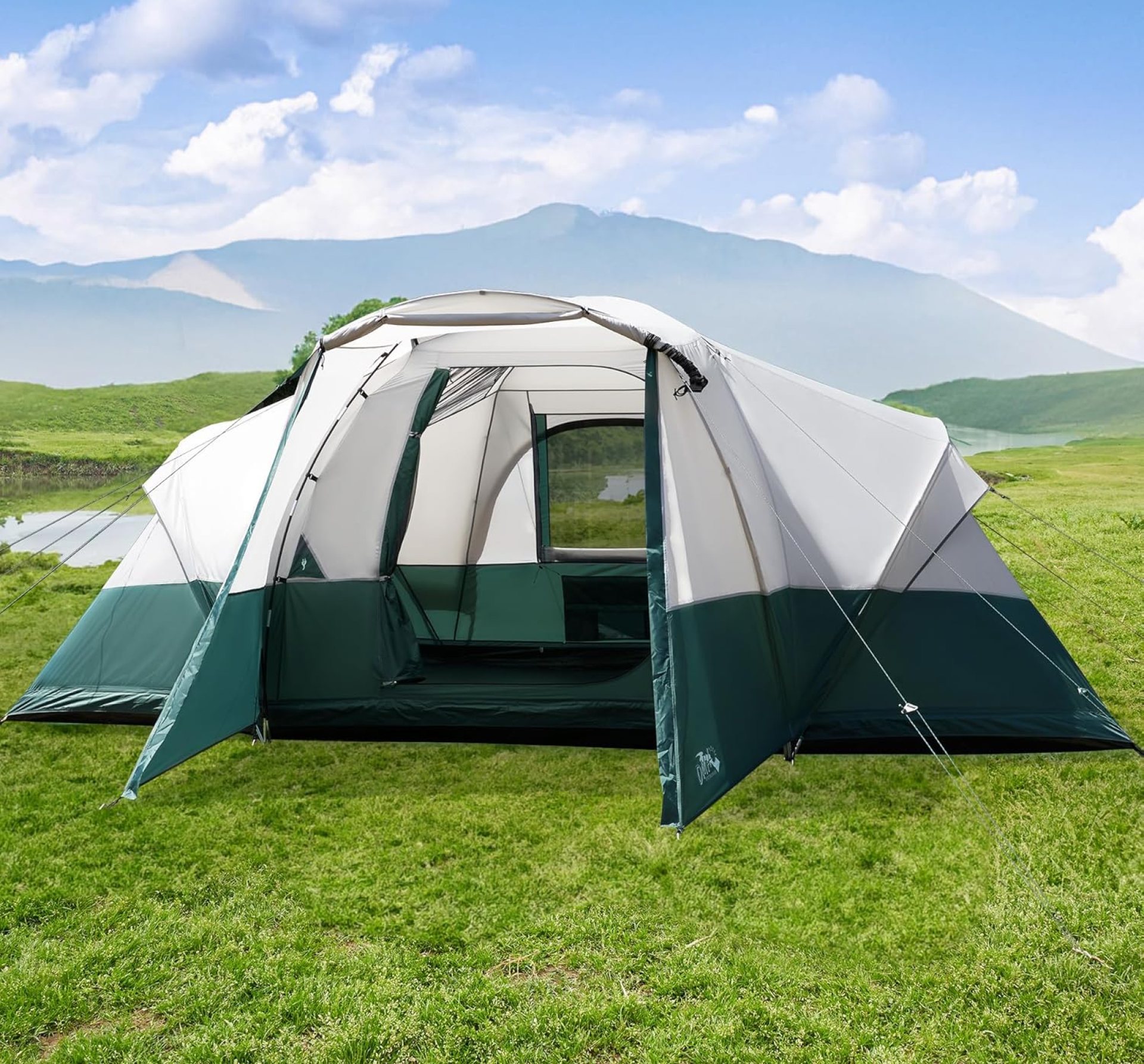 6/8/10/11 Person Camping Tent with Porch, Family Tents for Camping, Large Tents for Outdoor Camping, Big Dome Tent Includes Rainfly, Reflective Windproof Rope, Large Vestibule 6/8/10/11 Person Camping Tent with Porch, Family Tents for Camping, Large Tents for Outdoor Camping, Big Dome Tent Includes Rainfly, Reflective Windproof Rope, Large Vestibule