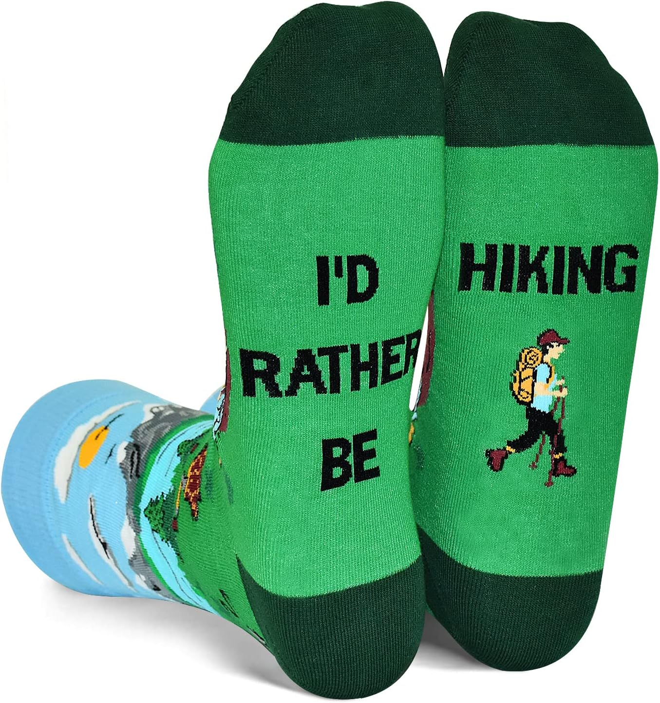 Funny Socks Gift for Men, I’d Rather Be Hiking Golfing Fishing Camping Skiing Gaming Novelty Socks Funny Socks Gift for Men, I’d Rather Be Hiking Golfing Fishing Camping Skiing Gaming Novelty Socks