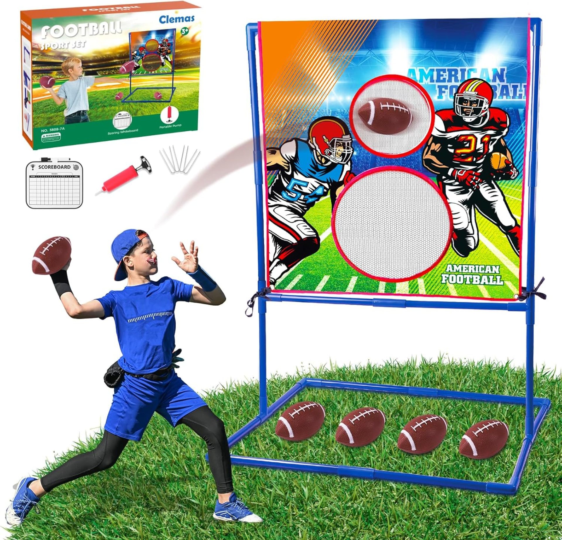 Throwing Target Game – American Football – Football Gifts for Kids 6-8 Boys 8-12 – Inspired Outdoor Fun for Children | Teenager | All Ages Perfect for Parties, Gatherings, and Family Events Throwing Target Game – American Football – Football Gifts for Kids 6-8 Boys 8-12 – Inspired Outdoor Fun for Children | Teenager | All Ages Perfect for Parties, Gatherings, and Family Events