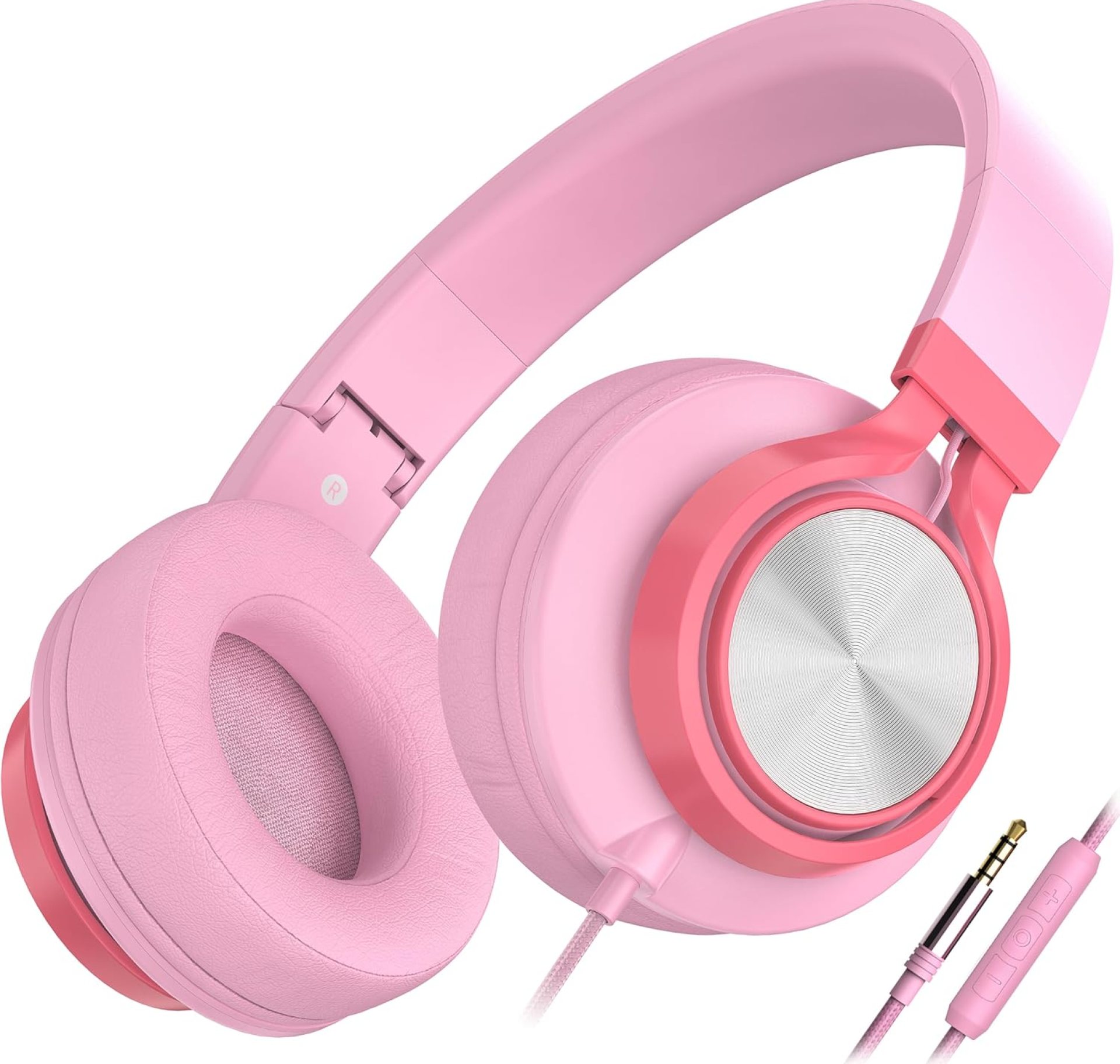 AILIHEN C8 Girls Headphones, On-Ear Headphones Wired with Microphone and Volume Control Foldable Corded Stereo 3.5mm Headset for Girls School Chromebook Laptop Computer PC Tablets Travel (Pink) AILIHEN C8 Girls Headphones, On-Ear Headphones Wired with Microphone and Volume Control Foldable Corded Stereo 3.5mm Headset for Girls School Chromebook Laptop Computer PC Tablets Travel (Pink)