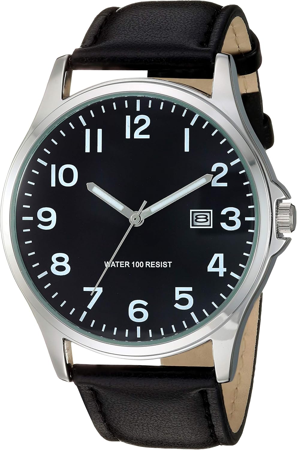 Amazon Essentials Men’s Easy to Read Strap Watch Amazon Essentials Men’s Easy to Read Strap Watch