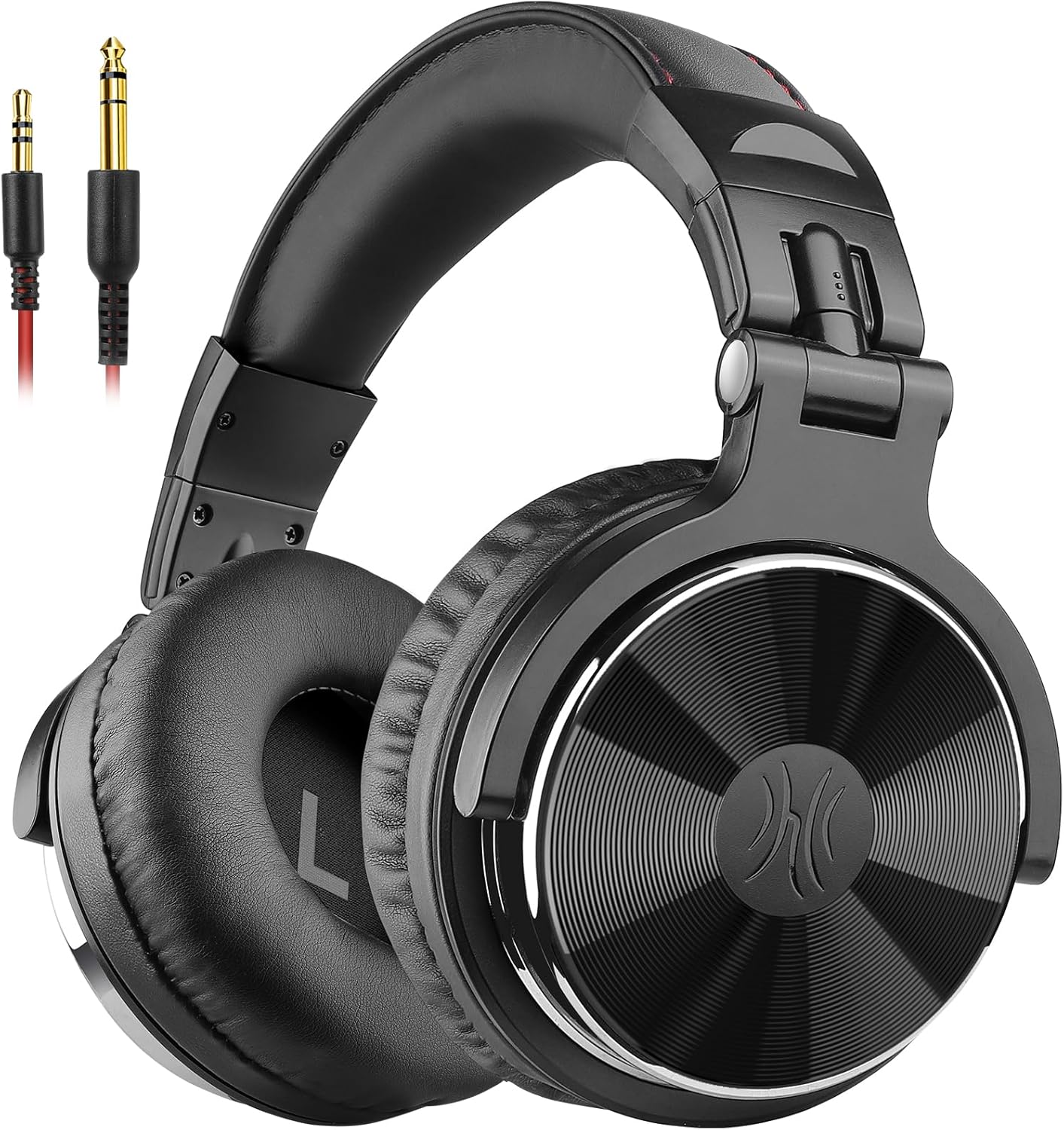 OneOdio Wired Over Ear Headphones Hi-Res Studio Monitor & Mixing DJ Stereo Headsets with 50mm Drivers and 1/4 to 3.5mm Jack for AMP Computer Recording Podcast Keyboard Guitar Laptop – Black OneOdio Wired Over Ear Headphones Hi-Res Studio Monitor & Mixing DJ Stereo Headsets with 50mm Drivers and 1/4 to 3.5mm Jack for AMP Computer Recording Podcast Keyboard Guitar Laptop – Black