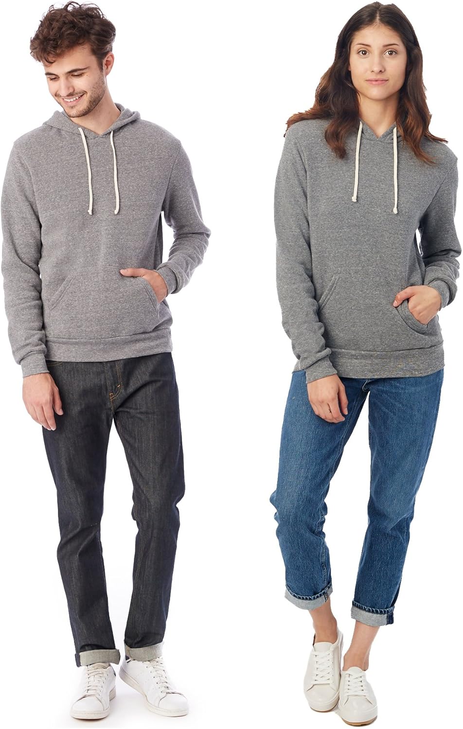 Alternative Men’s Hoodie, Vintage Washed Terry Challenger Hooded Sweatshirt Alternative Men’s Hoodie, Vintage Washed Terry Challenger Hooded Sweatshirt