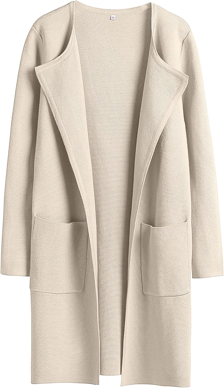 ANRABESS Women’s Open Front Knit Lightweight Cardigan Casual Long Coatigan Sweater Lady Jacket Coat 2025 Fall Outerwear ANRABESS Women’s Open Front Knit Lightweight Cardigan Casual Long Coatigan Sweater Lady Jacket Coat 2025 Fall Outerwear