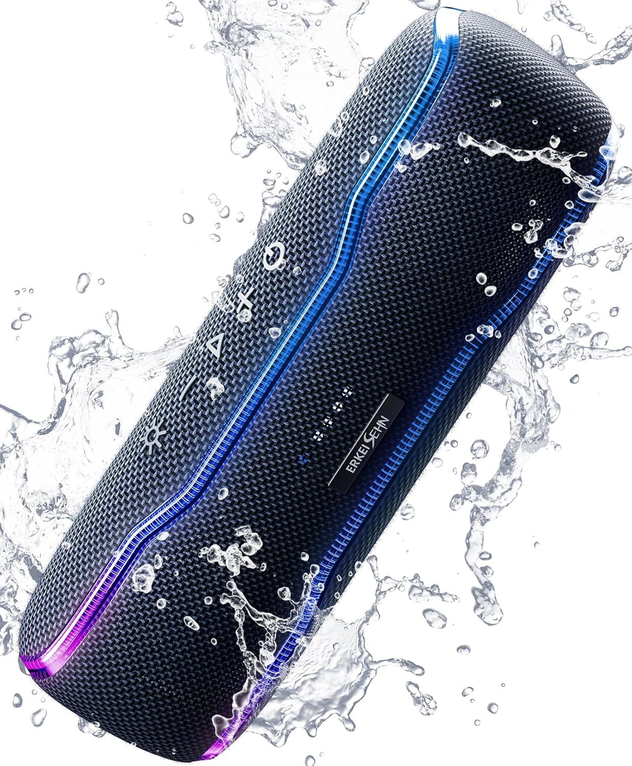 Portable Bluetooth Speaker, IPX7 Waterproof Wireless Speakers with Colorful Flashing Lights, 25W Super Bass 24H Playtime, 100ft Range, TWS Pairing for Outdoor, Home, Party, Beach, Birthday Gift Portable Bluetooth Speaker, IPX7 Waterproof Wireless Speakers with Colorful Flashing Lights, 25W Super Bass 24H Playtime, 100ft Range, TWS Pairing for Outdoor, Home, Party, Beach, Birthday Gift