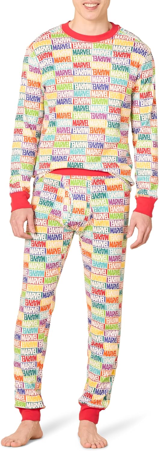 Amazon Essentials Disney | Marvel | Star Wars Men’s Snug-Fit Pajama Sleep Sets Amazon Essentials Disney | Marvel | Star Wars Men’s Snug-Fit Pajama Sleep Sets