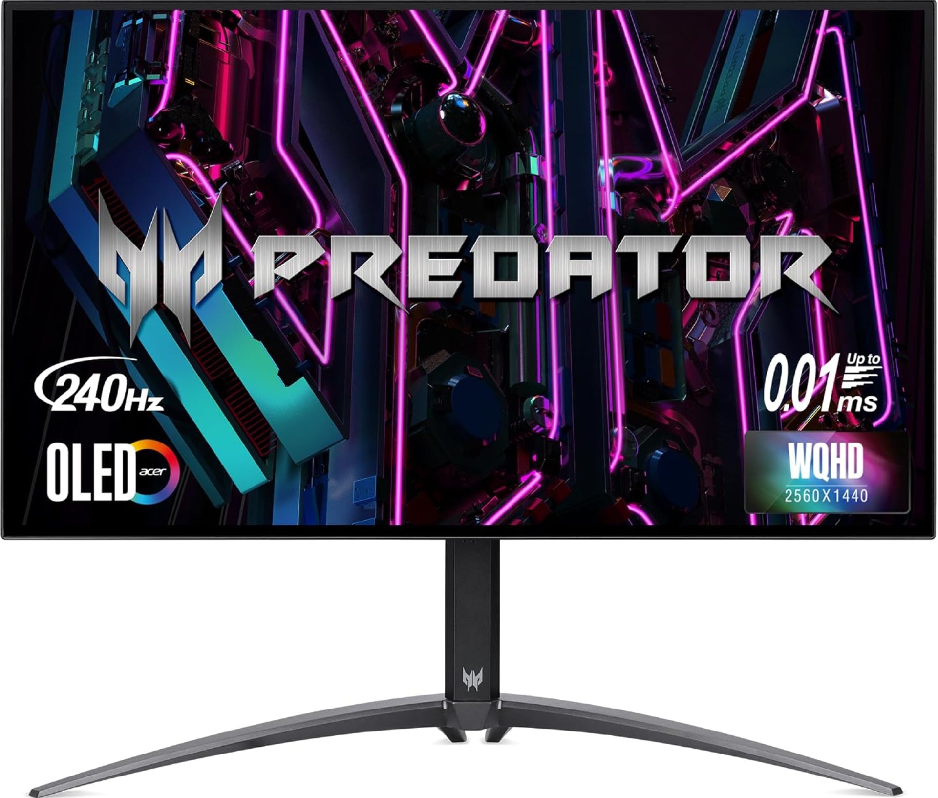 Acer Predator X27U | 27″ WQHD 2560 x 1440 OLED Gaming Monitor | AMD FreeSync Premium | Up to 240Hz | Up to 0.01ms | 1000nits@HDR 3% | DCI-P3 99% | Delta E Acer Predator X27U | 27″ WQHD 2560 x 1440 OLED Gaming Monitor | AMD FreeSync Premium | Up to 240Hz | Up to 0.01ms | 1000nits@HDR 3% | DCI-P3 99% | Delta E