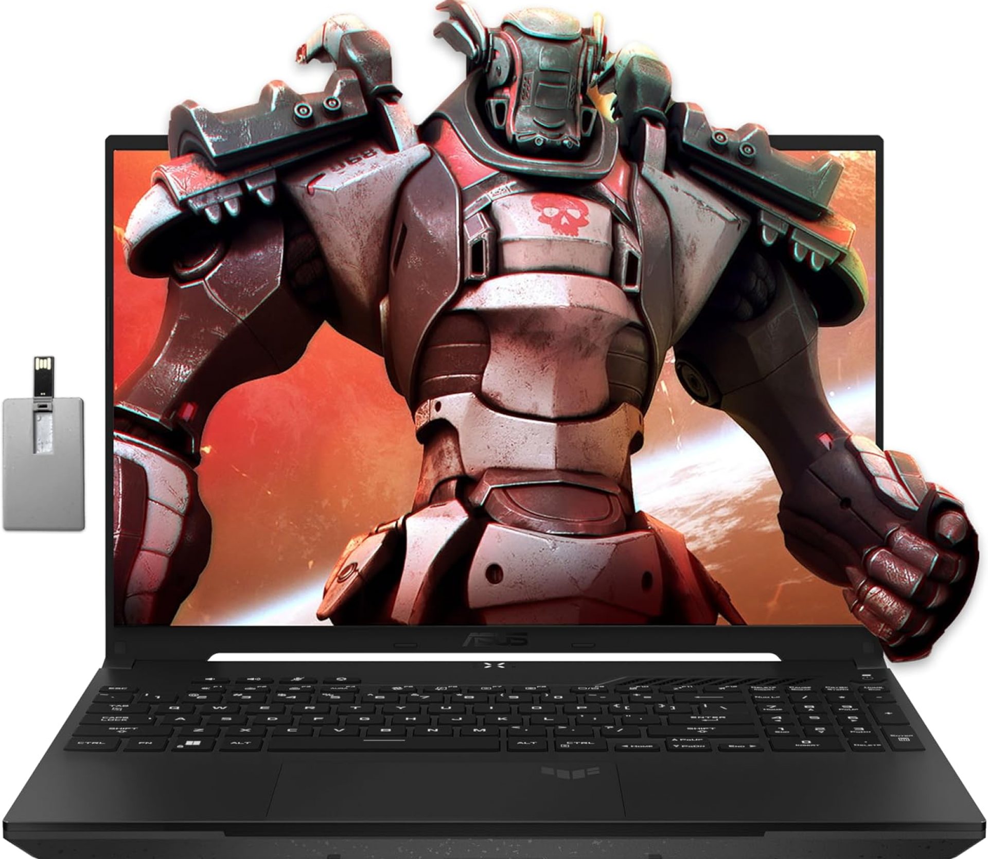 asus TUF A16 16” FHD 165Hz Gaming Laptop, AMD Ryzen 7-7735HS, Radeon RX7600S V8G Graphics, 16GB DDR5 RAM, 512GB PCIe SSD, RGB Backlit Keyboard, Wi-Fi 6, HD Camera, Black, Win 11 Pro, 32GB USB Card asus TUF A16 16” FHD 165Hz Gaming Laptop, AMD Ryzen 7-7735HS, Radeon RX7600S V8G Graphics, 16GB DDR5 RAM, 512GB PCIe SSD, RGB Backlit Keyboard, Wi-Fi 6, HD Camera, Black, Win 11 Pro, 32GB USB Card