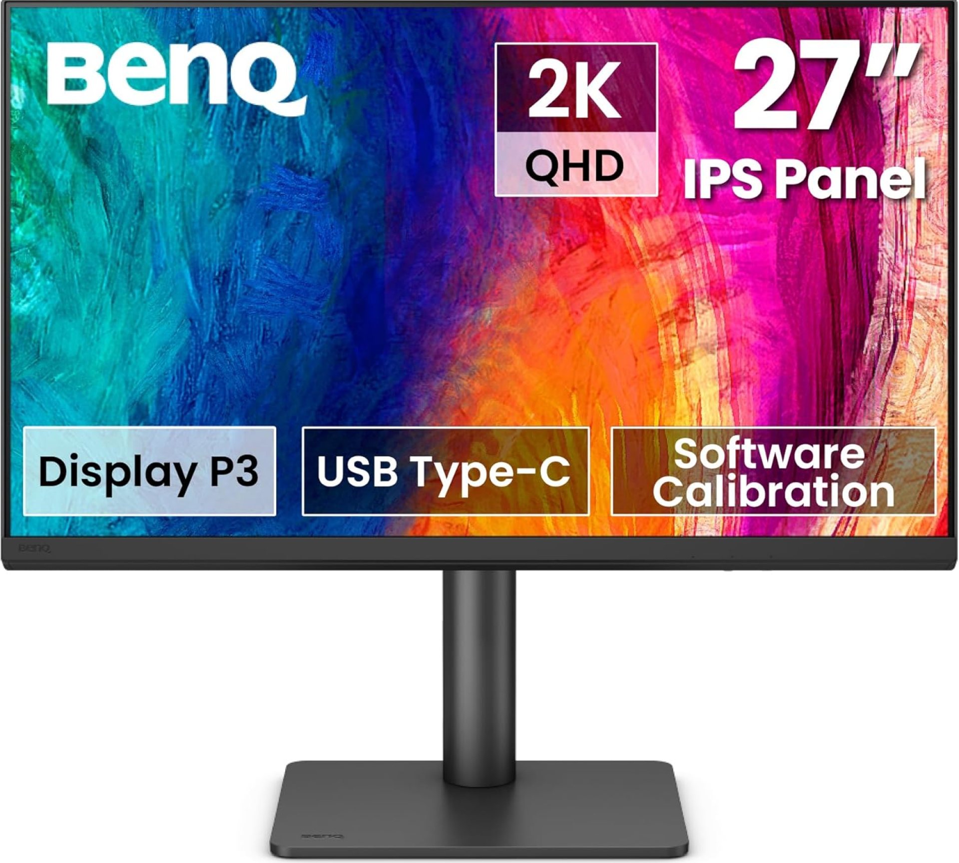 BenQ PD2706QN 27” 2K QHD (2560×1440) Monitor for Designers, IPS, 95% P3, 100% sRGB/Rec.709, 90W USB-C, 100Hz, Software Calibration, Daisy Chain(MST), Anti-Glare Nano Matte Panel, Height Adjustable BenQ PD2706QN 27” 2K QHD (2560×1440) Monitor for Designers, IPS, 95% P3, 100% sRGB/Rec.709, 90W USB-C, 100Hz, Software Calibration, Daisy Chain(MST), Anti-Glare Nano Matte Panel, Height Adjustable