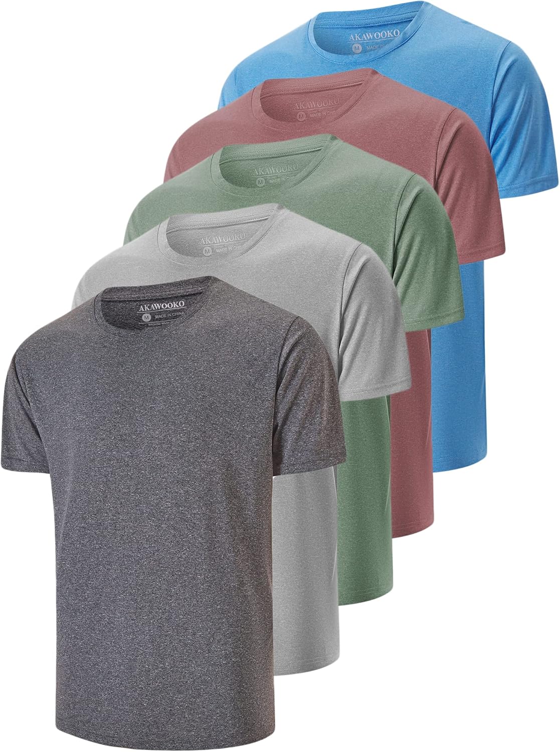 5 Pack Men’s Dry Fit T Shirts Athletic Running Gym Workout Short Sleeve Tee Shirts for Men 5 Pack Men’s Dry Fit T Shirts Athletic Running Gym Workout Short Sleeve Tee Shirts for Men