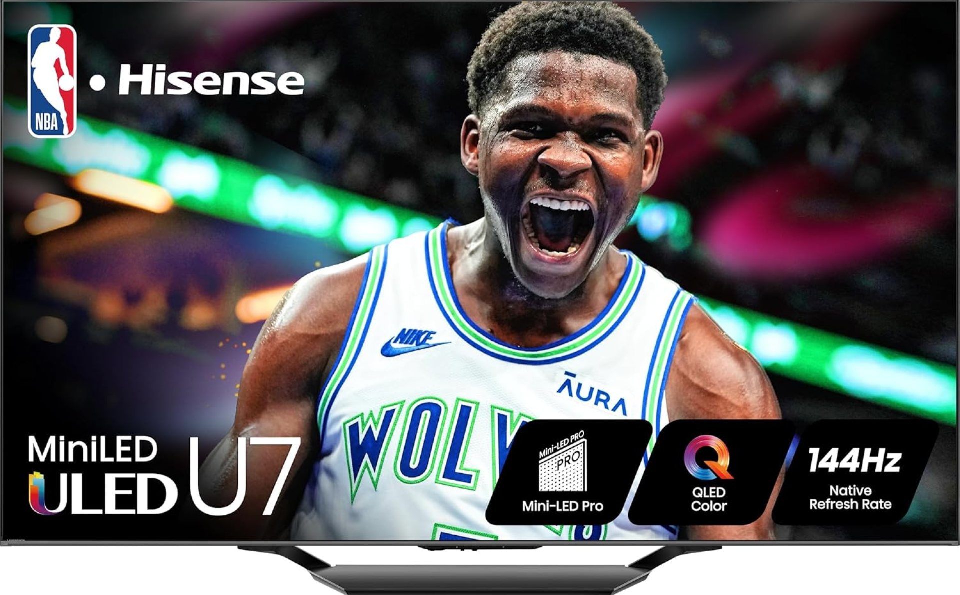 Hisense 75-Inch Class U7 Series Mini-LED ULED 4K UHD Google Smart TV (75U7N, 2024 Model) – QLED, Dolby Vision IQ, Dolby Atmos, Full Array Local Dimming, 144Hz Game Mode Pro, VRR, Alexa Compatibility Hisense 75-Inch Class U7 Series Mini-LED ULED 4K UHD Google Smart TV (75U7N, 2024 Model) – QLED, Dolby Vision IQ, Dolby Atmos, Full Array Local Dimming, 144Hz Game Mode Pro, VRR, Alexa Compatibility