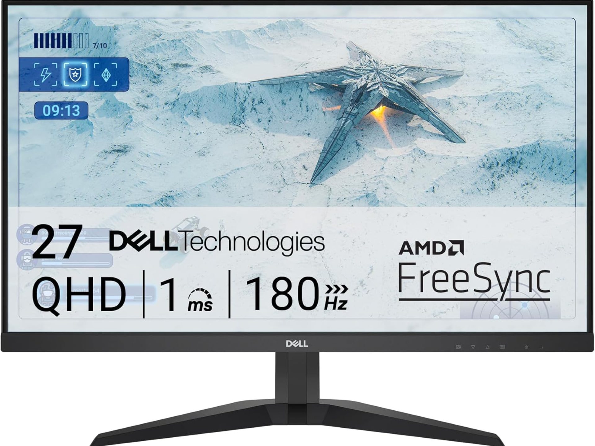 Dell G2725D Gaming Monitor – 27-inch QHD (2560×1440) up to 180 Hz, 2ms Response time, 99% RGB Display, DisplayPort/HDMI Connectivity, AMD FreeSync, Comfortview, Tilt Adjustable – Black Dell G2725D Gaming Monitor – 27-inch QHD (2560×1440) up to 180 Hz, 2ms Response time, 99% RGB Display, DisplayPort/HDMI Connectivity, AMD FreeSync, Comfortview, Tilt Adjustable – Black