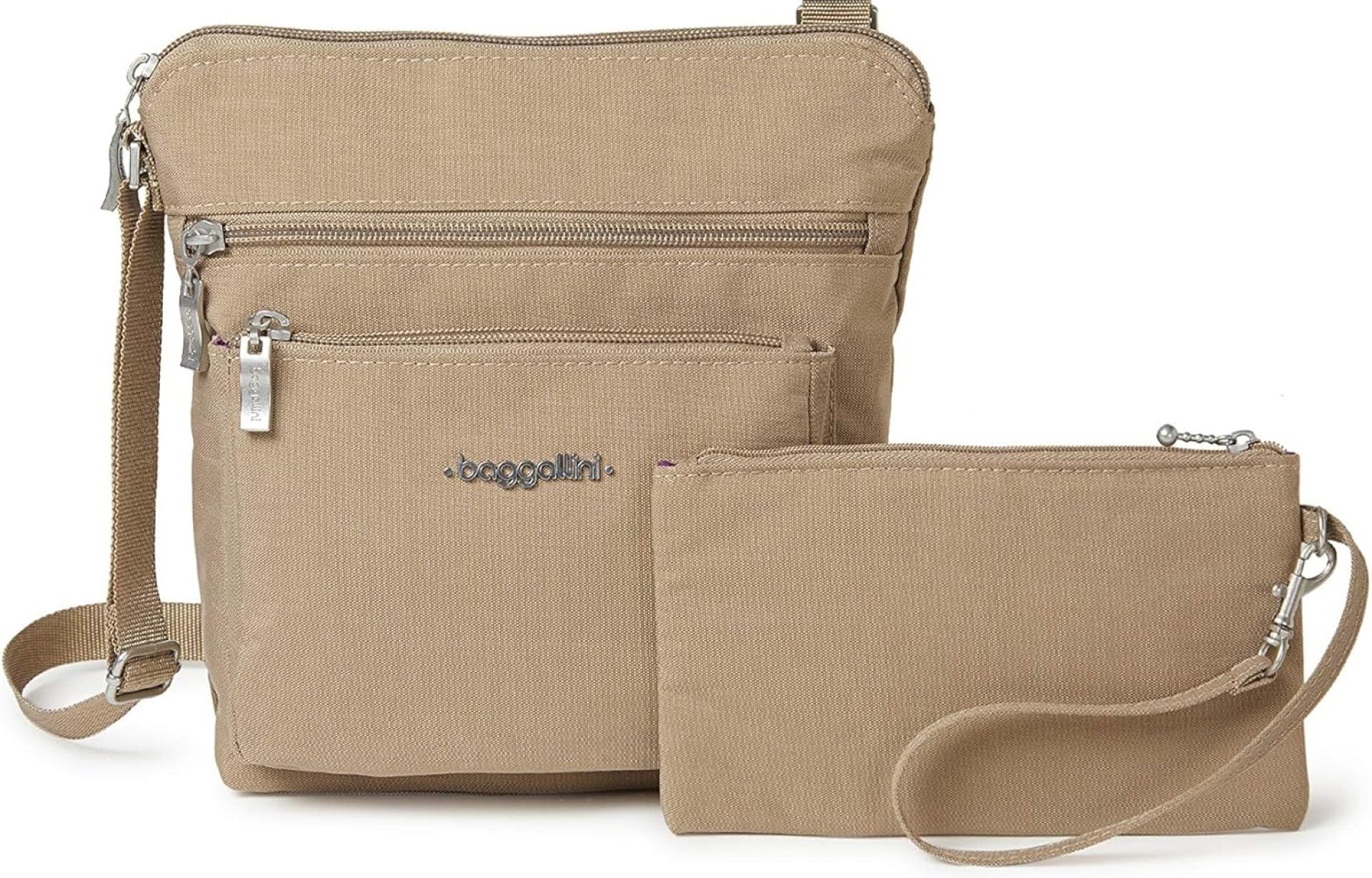 Baggallini Pocket Crossbody Bags for Women 8×8 Small Lightweight Durable Nylon Water-resistant Travel Purse W/Rfid Wristlet Baggallini Pocket Crossbody Bags for Women 8×8 Small Lightweight Durable Nylon Water-resistant Travel Purse W/Rfid Wristlet