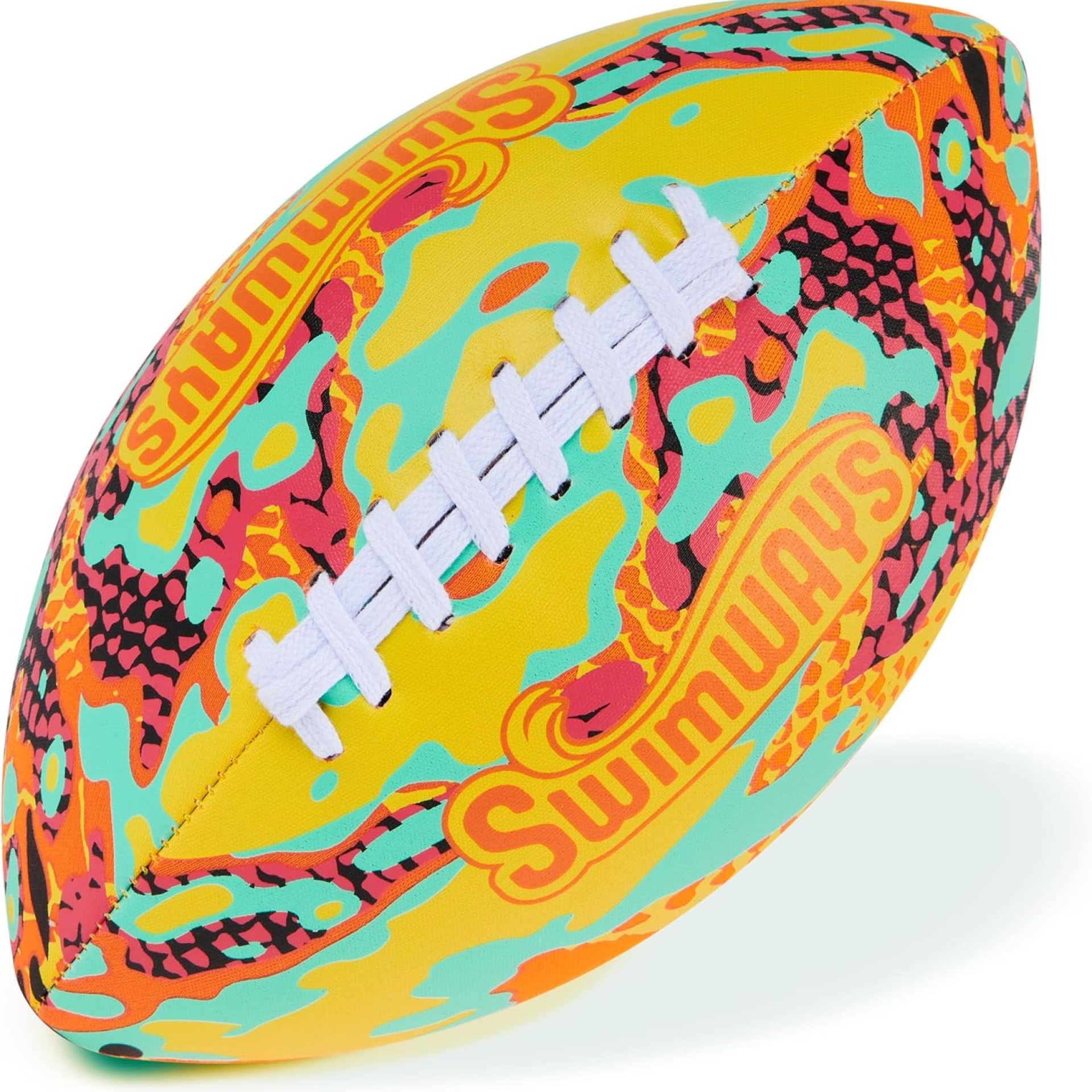 SwimWays Hydro Waterproof Football, Outdoor Games for Adults and Kids, Swimming Pool Accessories and Pool Party Games,9.25 Inches, Orange SwimWays Hydro Waterproof Football, Outdoor Games for Adults and Kids, Swimming Pool Accessories and Pool Party Games,9.25 Inches, Orange