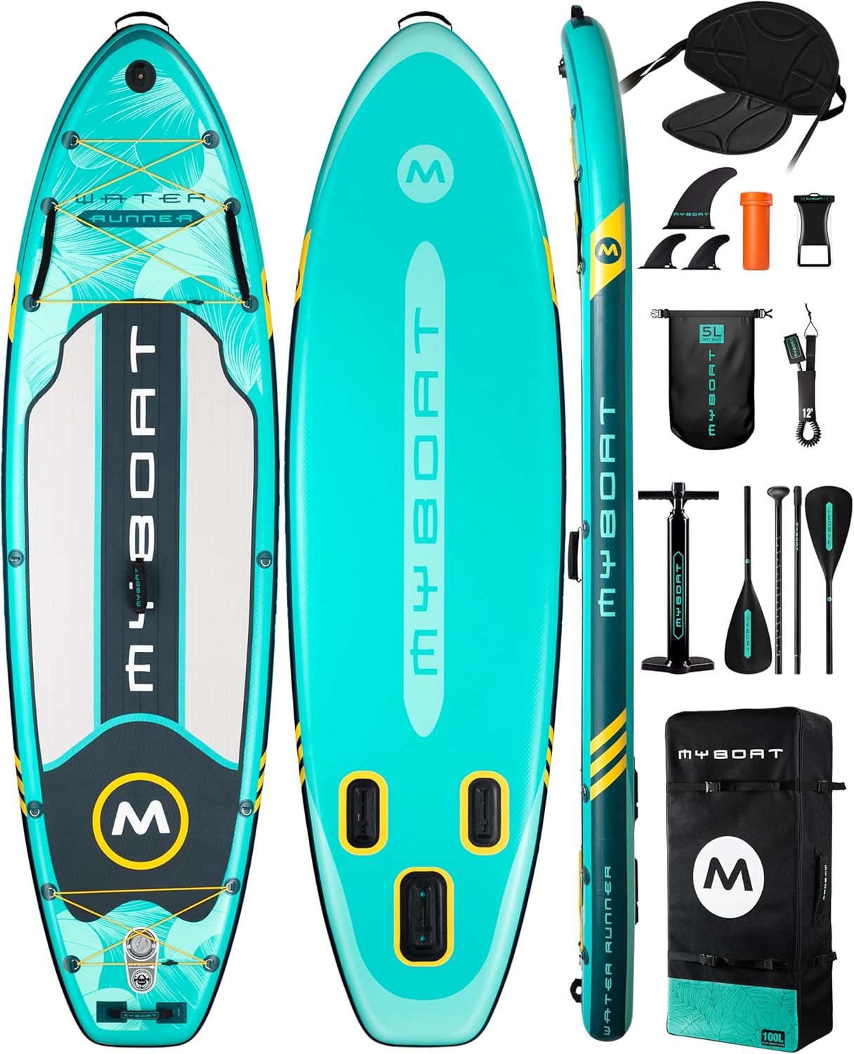 10’6″×35″×6″ Extra Wide Inflatable Paddle Board for Women & Adults, Sup Board with Camera Mount, Dual Bungees, Backpack, Hand Pump, Floating Paddle, Dry Bag 10’6″×35″×6″ Extra Wide Inflatable Paddle Board for Women & Adults, Sup Board with Camera Mount, Dual Bungees, Backpack, Hand Pump, Floating Paddle, Dry Bag
