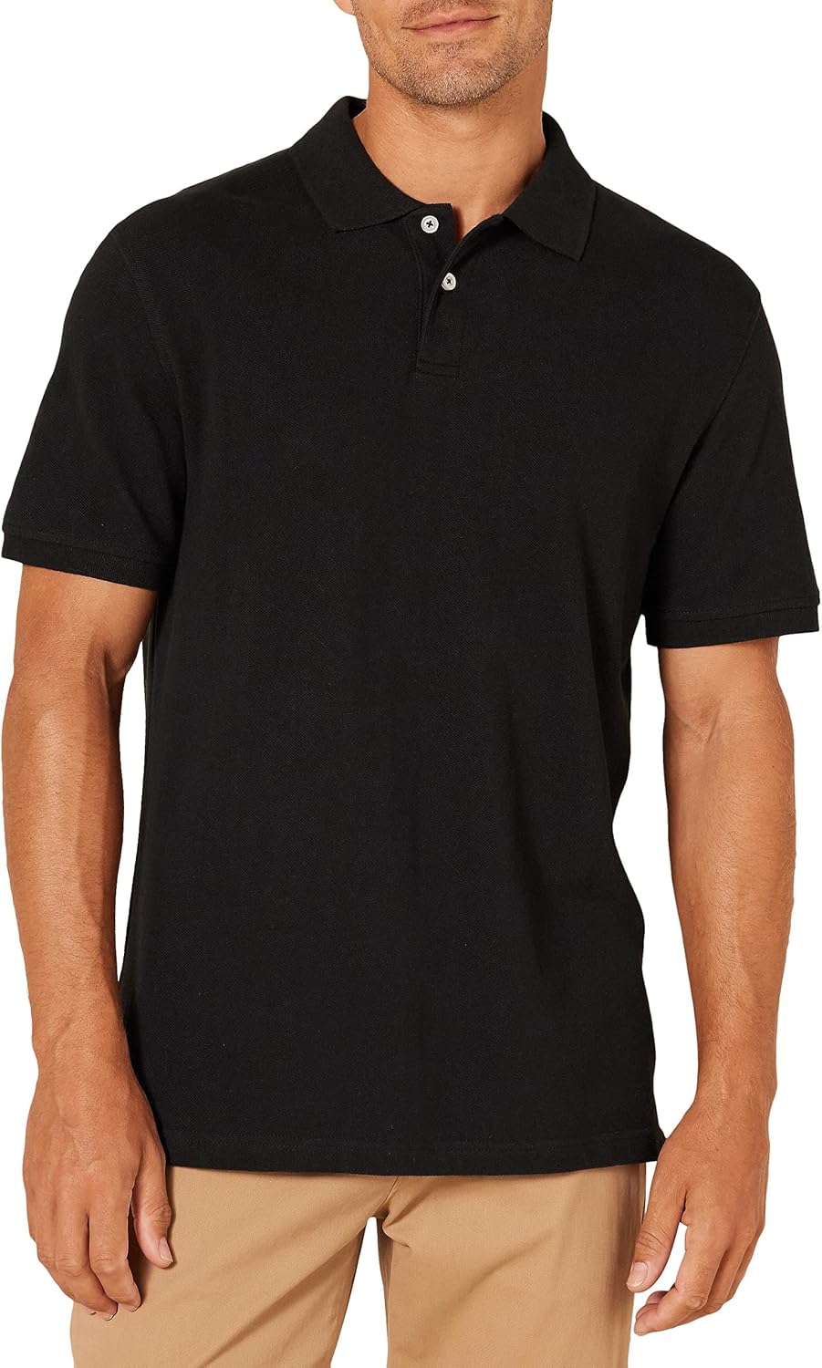 Amazon Essentials Men’s Polo Shirts Short Sleeve, Slim-Fit Cotton Pique Amazon Essentials Men’s Polo Shirts Short Sleeve, Slim-Fit Cotton Pique