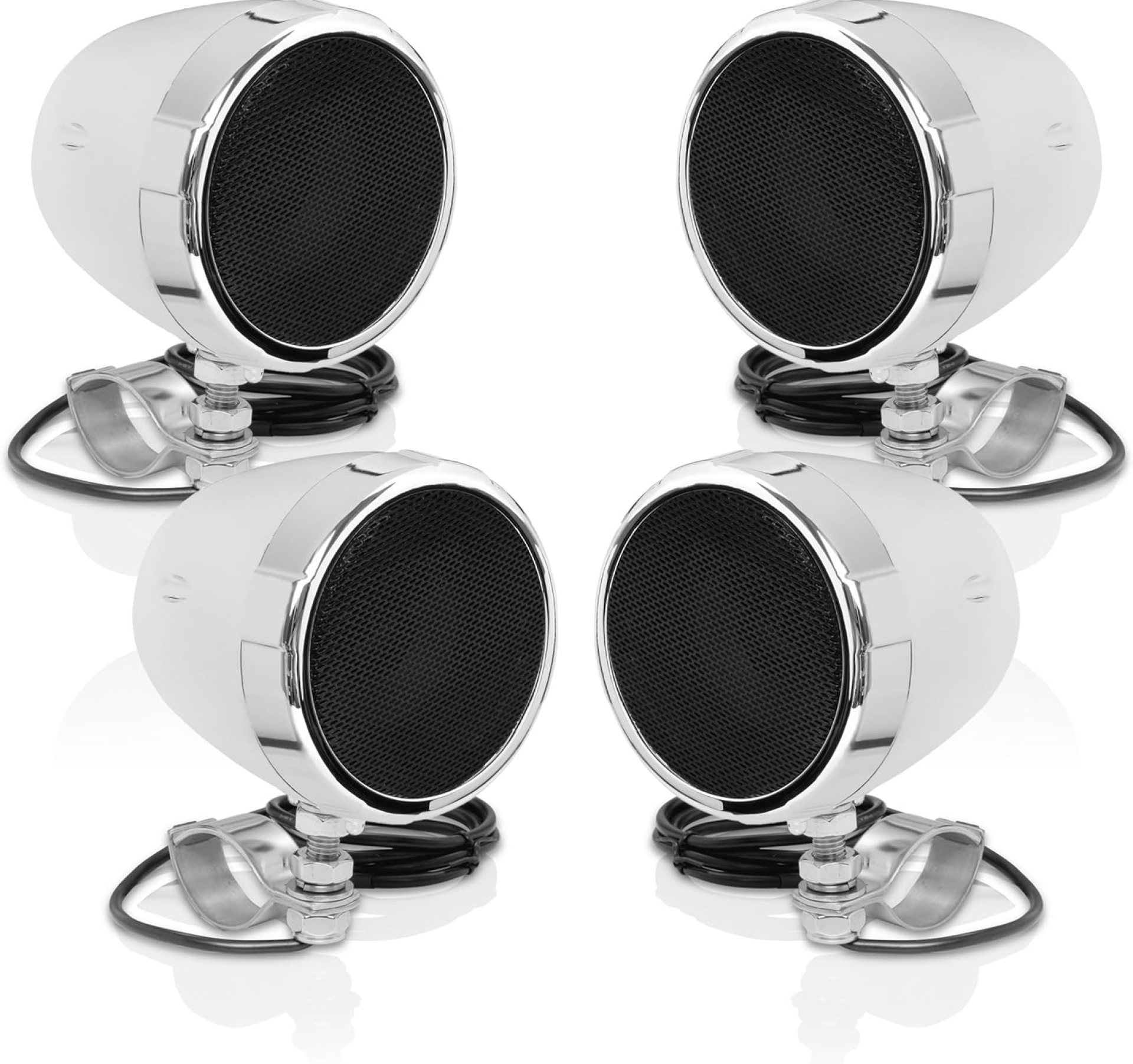 BOSS Audio Systems MC475BA 3 Inch Motorcycle Speakers – Bluetooth, Built-in Amplifier, Weatherproof, Volume Control, ATV UTV Compatible BOSS Audio Systems MC475BA 3 Inch Motorcycle Speakers – Bluetooth, Built-in Amplifier, Weatherproof, Volume Control, ATV UTV Compatible
