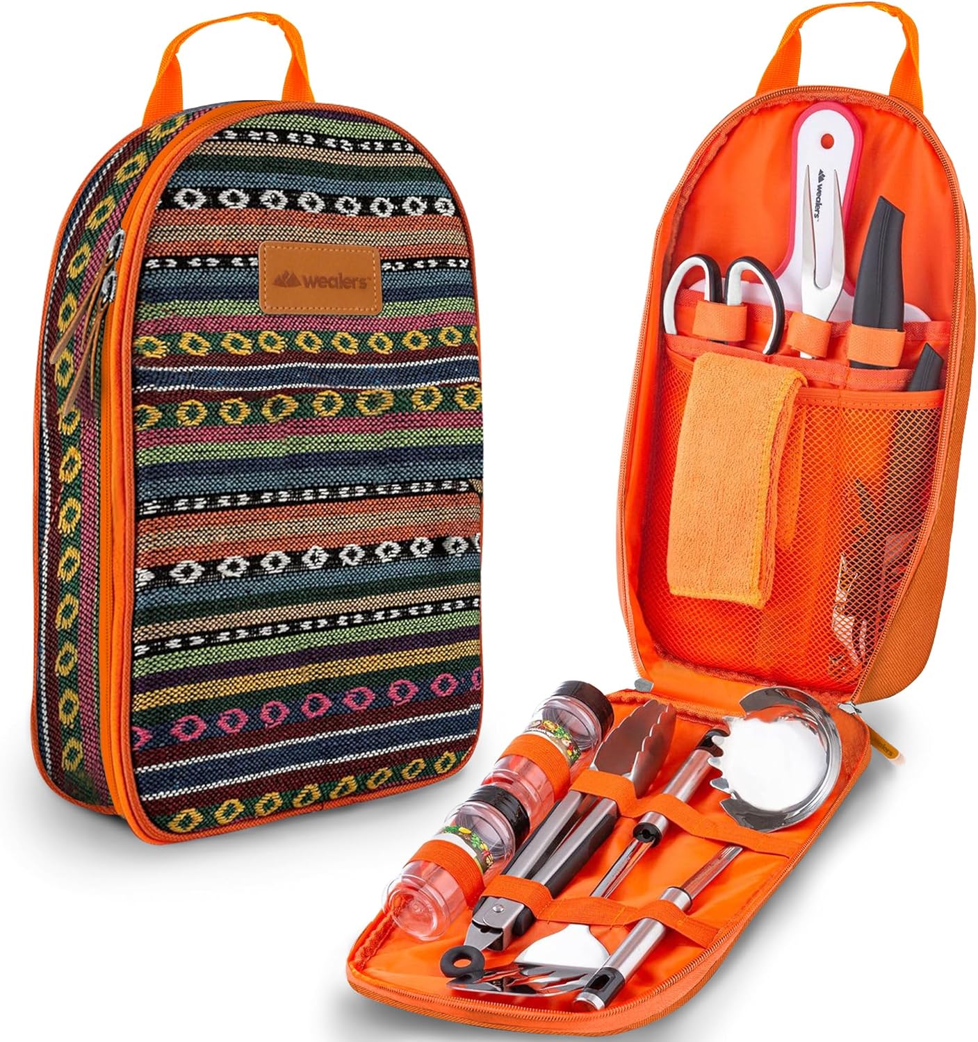 Camp Kitchen Cooking Utensil Set Travel Organizer Grill Accessories Portable Compact Gear for Backpacking BBQ Camping Hiking Travel Cookware Kit Water Resistant Case Camp Kitchen Cooking Utensil Set Travel Organizer Grill Accessories Portable Compact Gear for Backpacking BBQ Camping Hiking Travel Cookware Kit Water Resistant Case