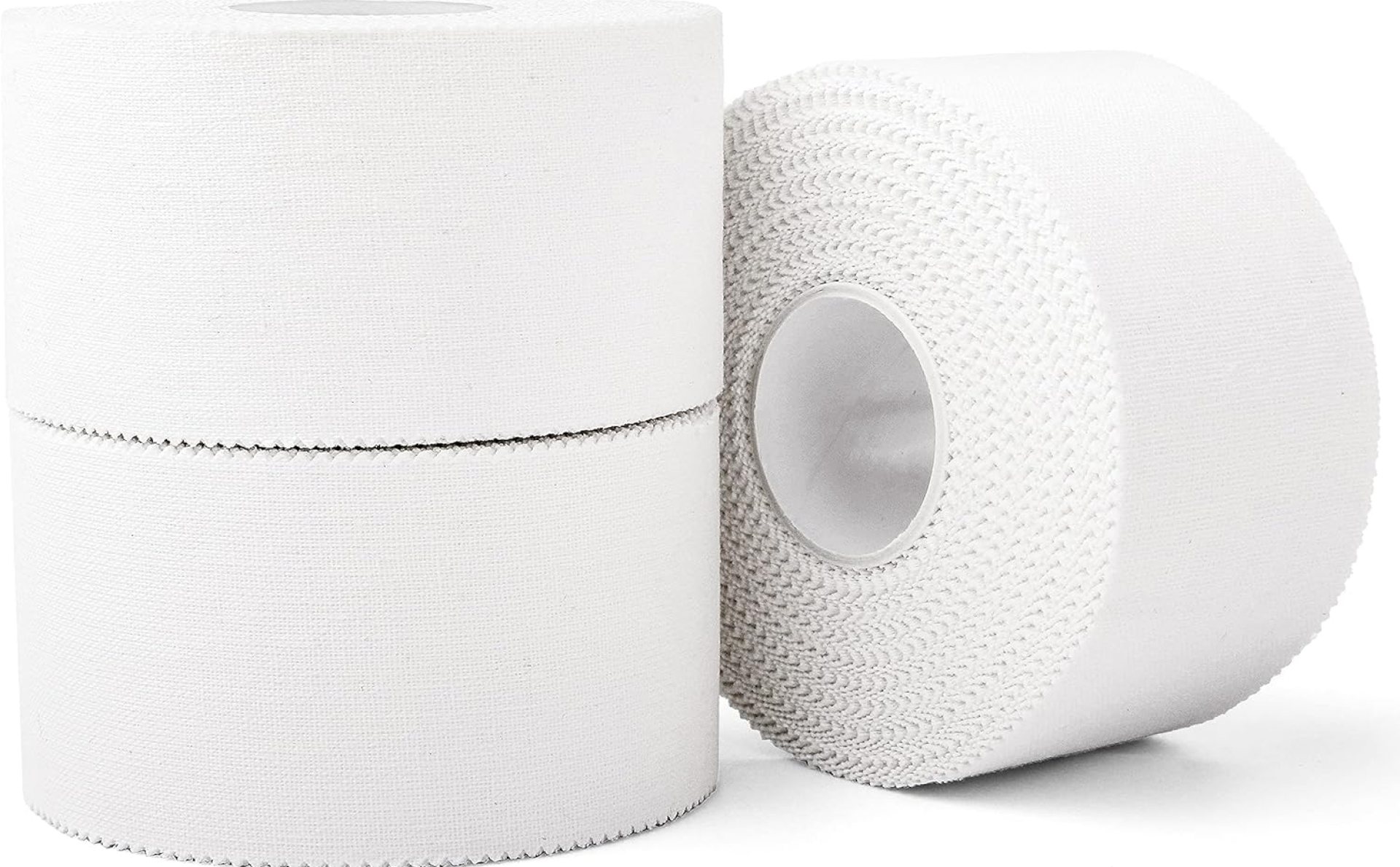 (3 Pack) White Athletic Sports Tape, Very Strong Easy Tear No Sticky Residue Tape for Athlete & Sport Trainers & First Aid Injury Wrap,Suitable for Bats,Tennis,Gymnastics & Boxing(1.5in X 35ft) (3 Pack) White Athletic Sports Tape, Very Strong Easy Tear No Sticky Residue Tape for Athlete & Sport Trainers & First Aid Injury Wrap,Suitable for Bats,Tennis,Gymnastics & Boxing(1.5in X 35ft)