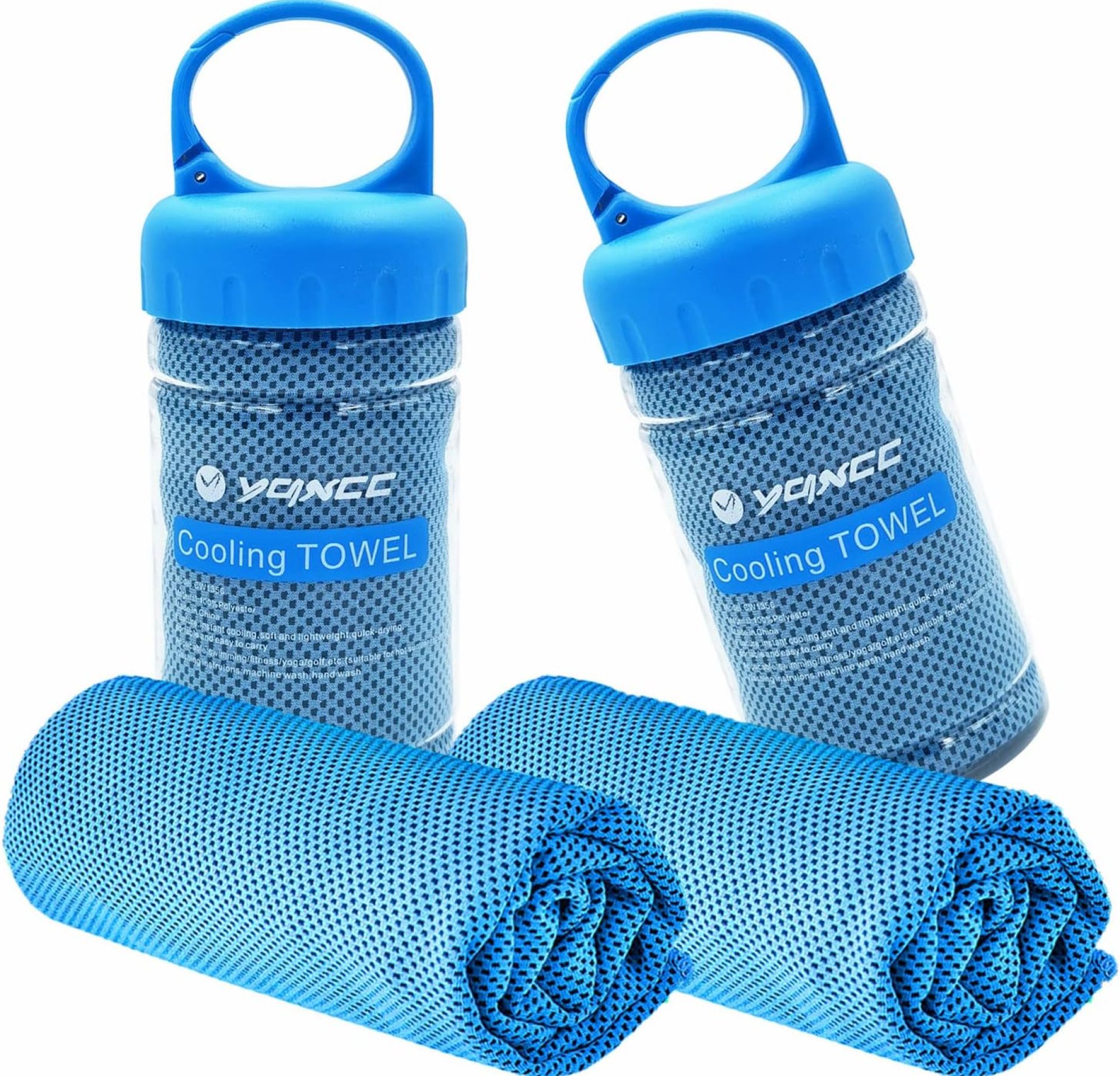YQXCC 2 Pack Cooling Towel (47″x12″) Ice Towel for Neck, Soft Breathable Chilly Towel, Microfiber Cool Towel for Yoga, Golf, Gym, Camping, Running, Workout & More Activities YQXCC 2 Pack Cooling Towel (47″x12″) Ice Towel for Neck, Soft Breathable Chilly Towel, Microfiber Cool Towel for Yoga, Golf, Gym, Camping, Running, Workout & More Activities