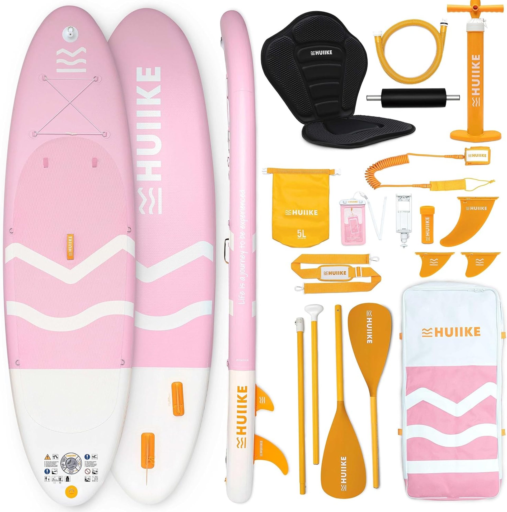 Inflatable Paddle Board with Premium Accessories – HUIIKE | Inflatable Paddle Boards for Adults with 2-in-1 Paddle, Kayak Seat | Stand Up Paddle Board Inflatable Great Stability Resistance | Sup Board Inflatable Paddle Board with Premium Accessories – HUIIKE | Inflatable Paddle Boards for Adults with 2-in-1 Paddle, Kayak Seat | Stand Up Paddle Board Inflatable Great Stability Resistance | Sup Board