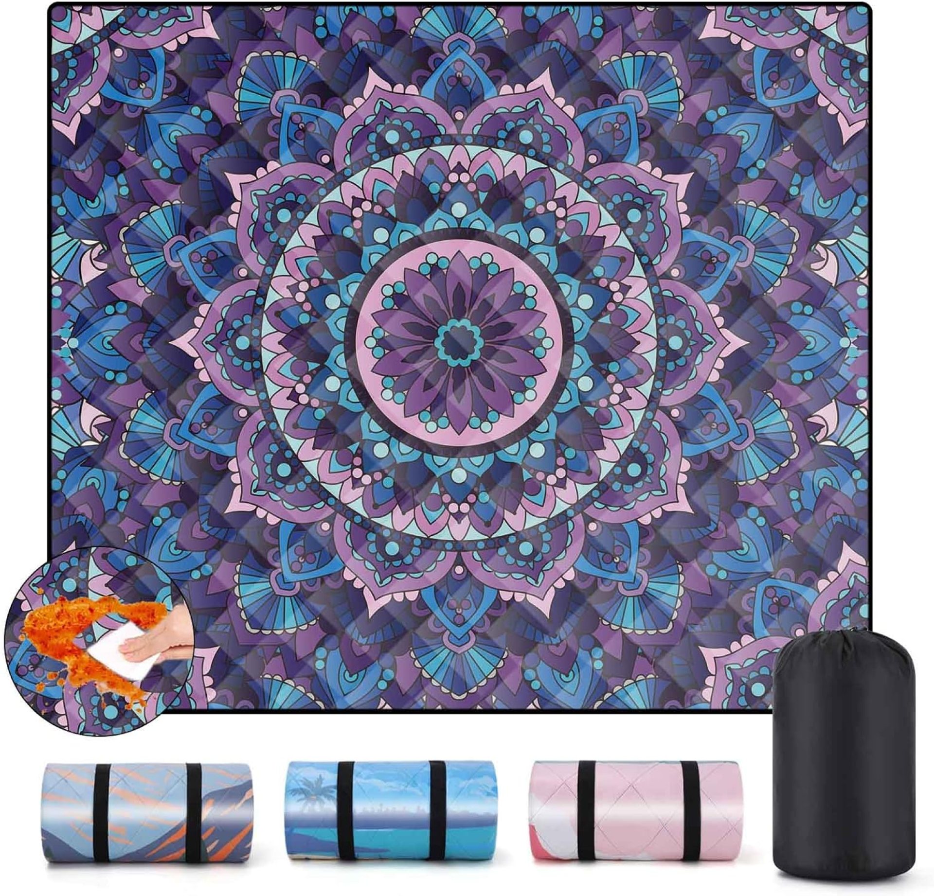 Picnic Blankets Oversized 60×80 Beach Blanket Waterproof Sandproof Foldable Large Outdoor Grass Mat Travel Camping Essentials RV Road Trip Accessories Vacation Gear Gifts for Couple Women Mom Picnic Blankets Oversized 60×80 Beach Blanket Waterproof Sandproof Foldable Large Outdoor Grass Mat Travel Camping Essentials RV Road Trip Accessories Vacation Gear Gifts for Couple Women Mom