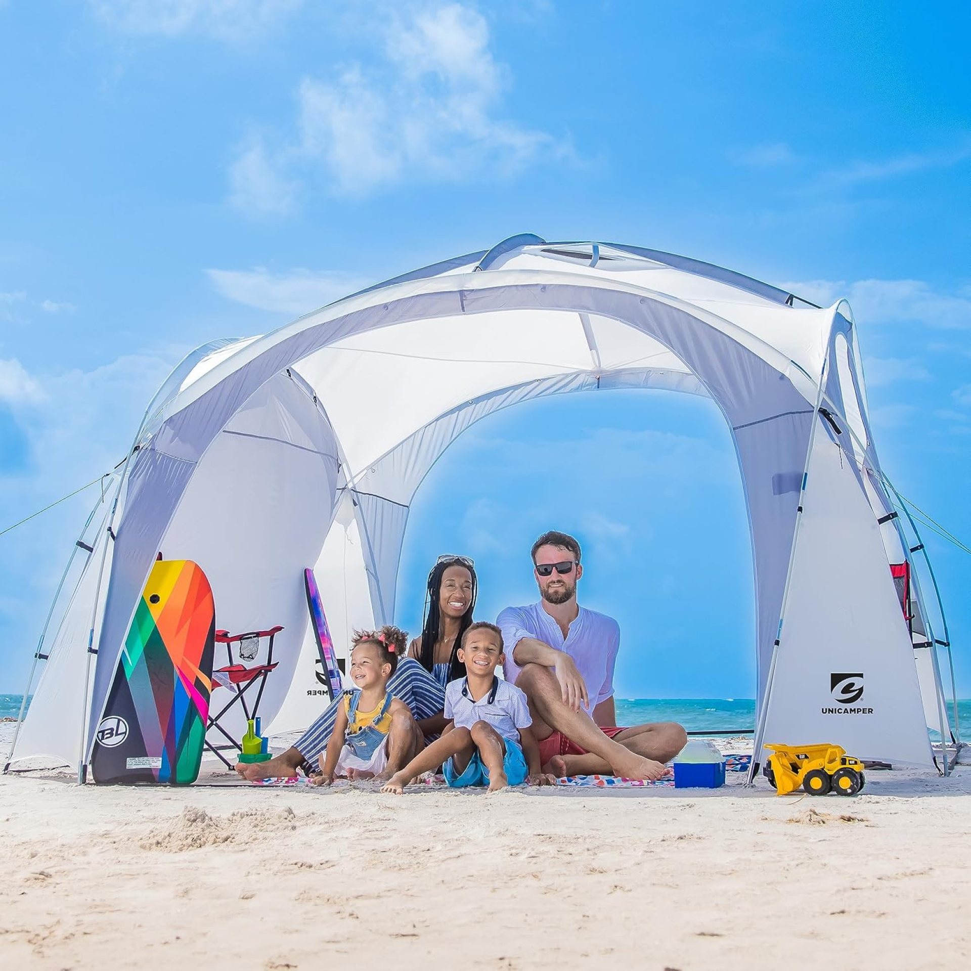 12x12ft Beach Tent Sun Shelter | Perfect for Beach Camping or Backyard Fun | Lightweight Beach Shade Design Provides Easy Setup & UPF50+ Protection | Your Family’s Perfect Beach Canopy Tent 12x12ft Beach Tent Sun Shelter | Perfect for Beach Camping or Backyard Fun | Lightweight Beach Shade Design Provides Easy Setup & UPF50+ Protection | Your Family’s Perfect Beach Canopy Tent