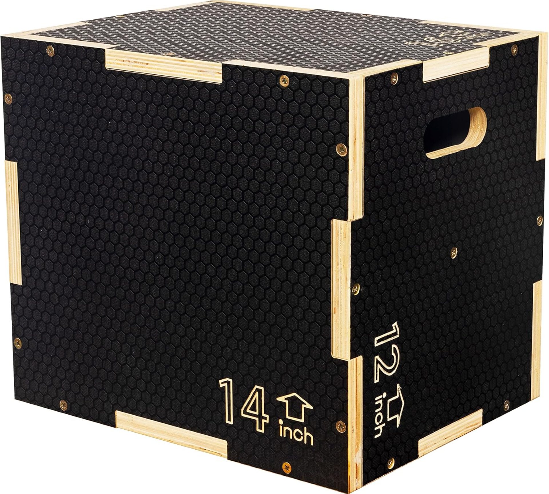 3 in 1 Non-Slip Wooden Plyo Box Plyometric Box Jumping Exercise, Multiple Sizes 3 in 1 Non-Slip Wooden Plyo Box Plyometric Box Jumping Exercise, Multiple Sizes