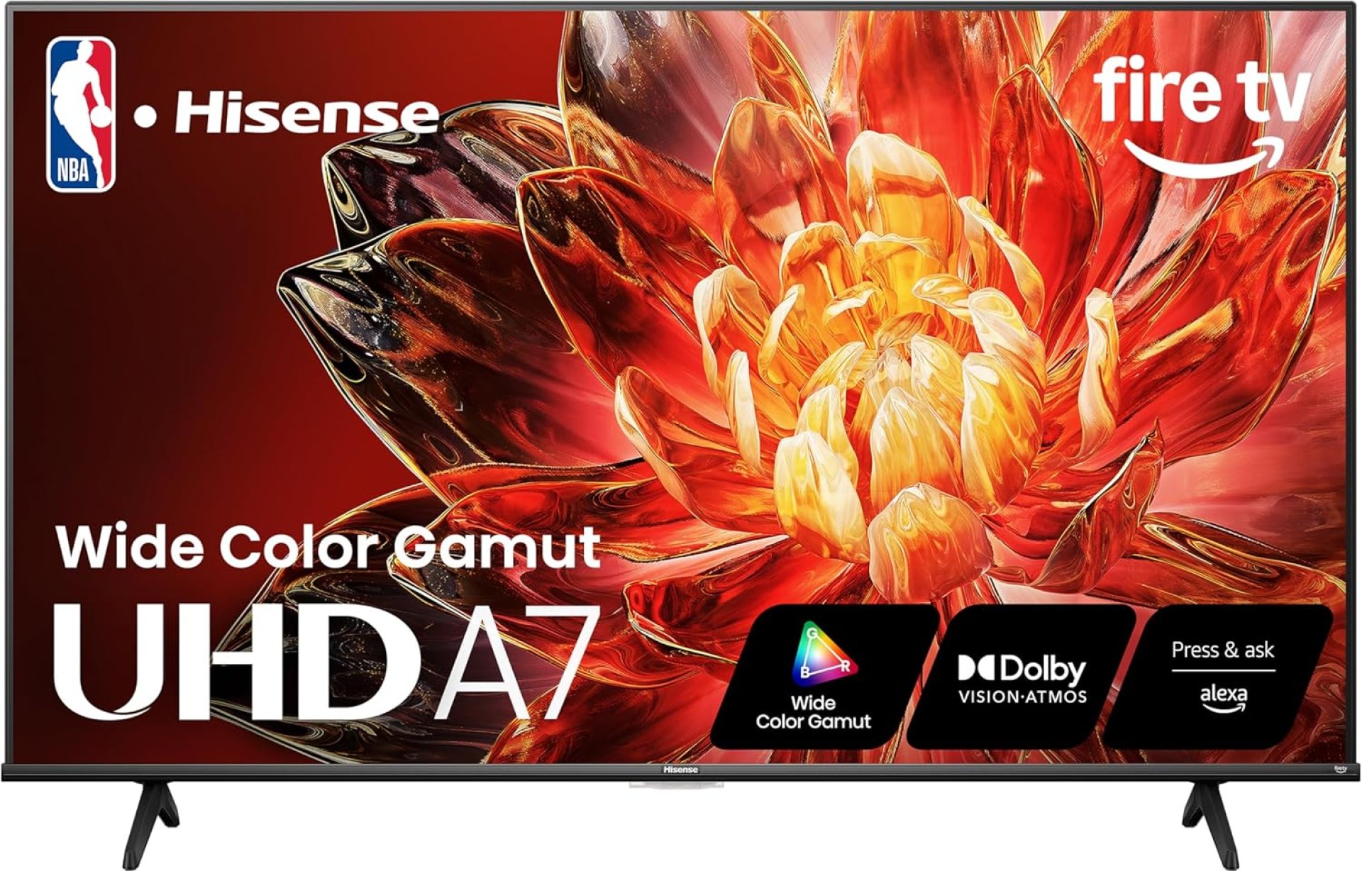 Hisense 75″ Class A7 Series 4K UHD Smart Fire TV (75A7NF) – Wide Color Gamut, HDR10+, Dolby Vision, Dolby Atmos, AI Sports Mode, Game Mode, ALLM, Alexa Built in with Voice Remote, Streaming TV, Black Hisense 75″ Class A7 Series 4K UHD Smart Fire TV (75A7NF) – Wide Color Gamut, HDR10+, Dolby Vision, Dolby Atmos, AI Sports Mode, Game Mode, ALLM, Alexa Built in with Voice Remote, Streaming TV, Black