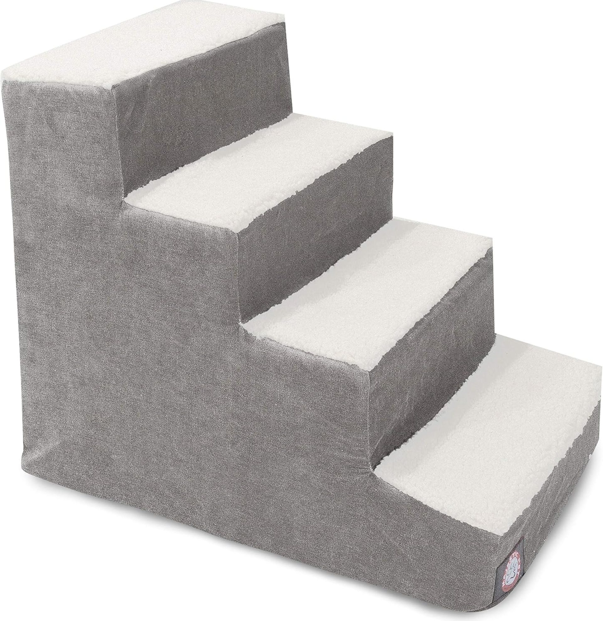 4 Step Portable Pet Stairs By Majestic Pet Products Villa Vintage Steps for Cats and Dogs Grey 4 Step Portable Pet Stairs By Majestic Pet Products Villa Vintage Steps for Cats and Dogs Grey